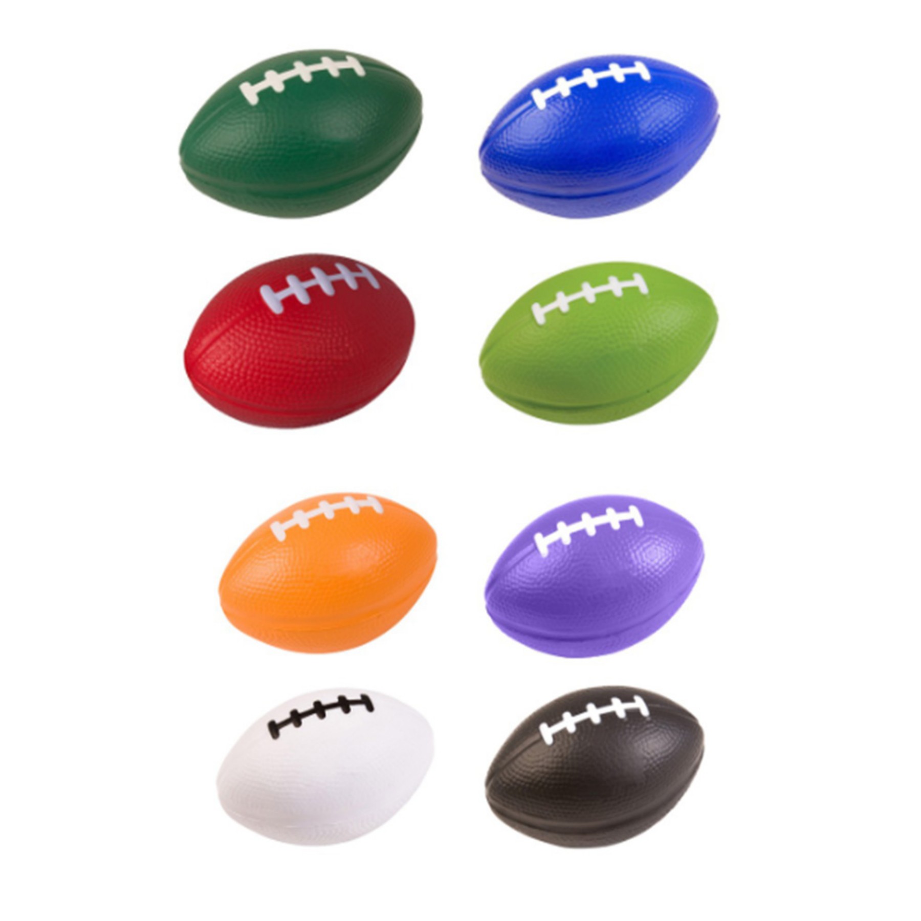 Classic PU Football Stress Reliever With Laces Look - Image 3