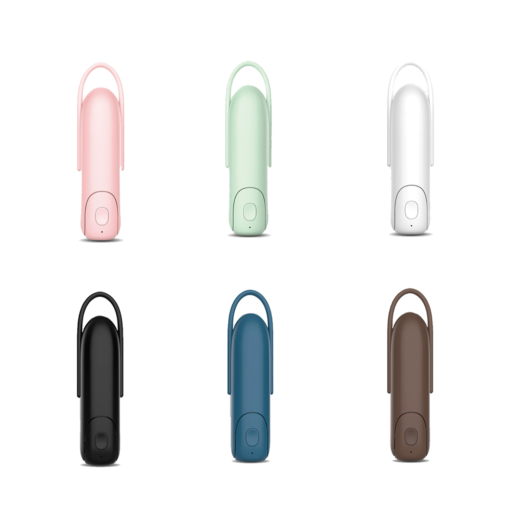 USB Rechargeable Mini Fan With Power Bank Light - Image 3