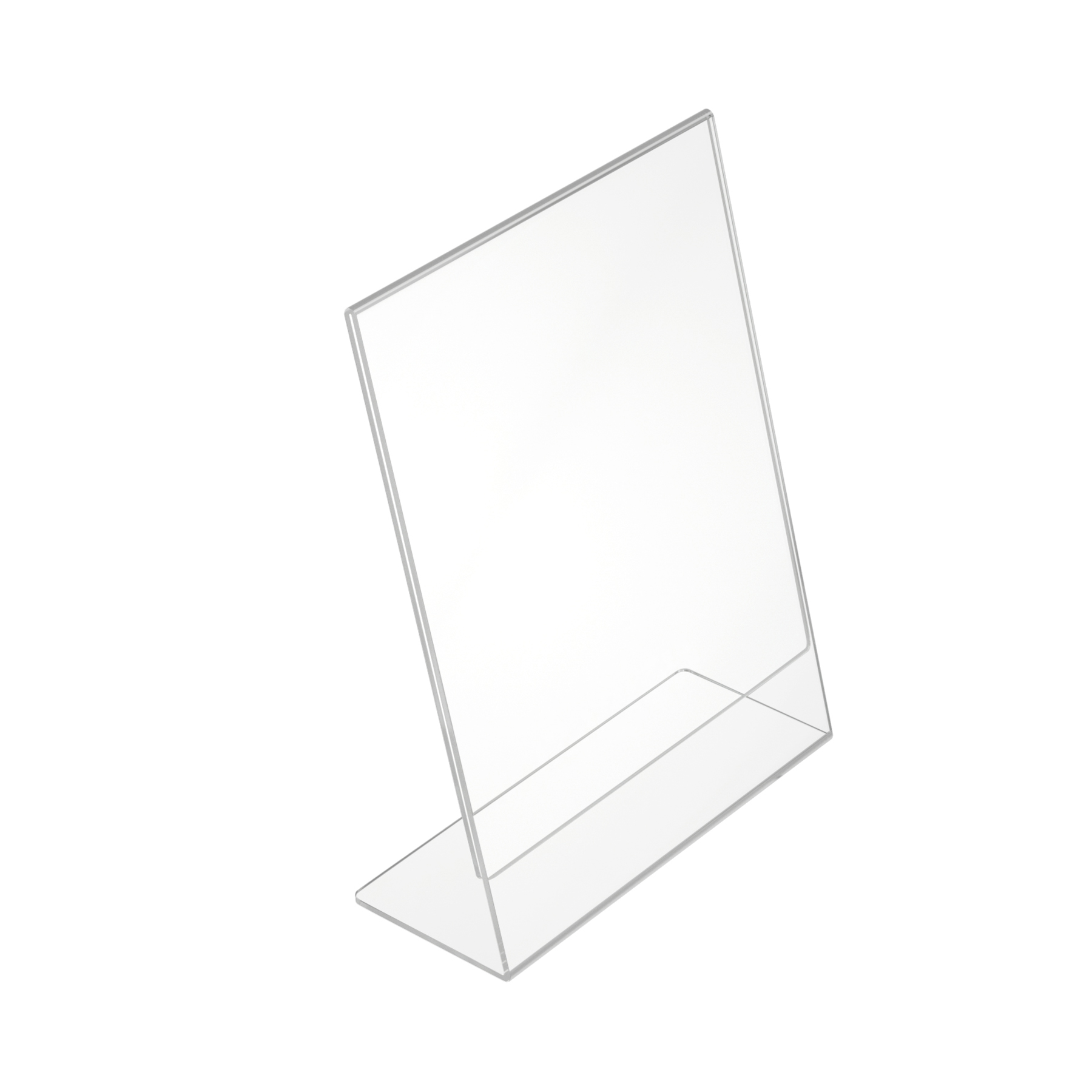 Menus Display Clear Acrylic Slant-Back Sign Stand Holder - Image 3
