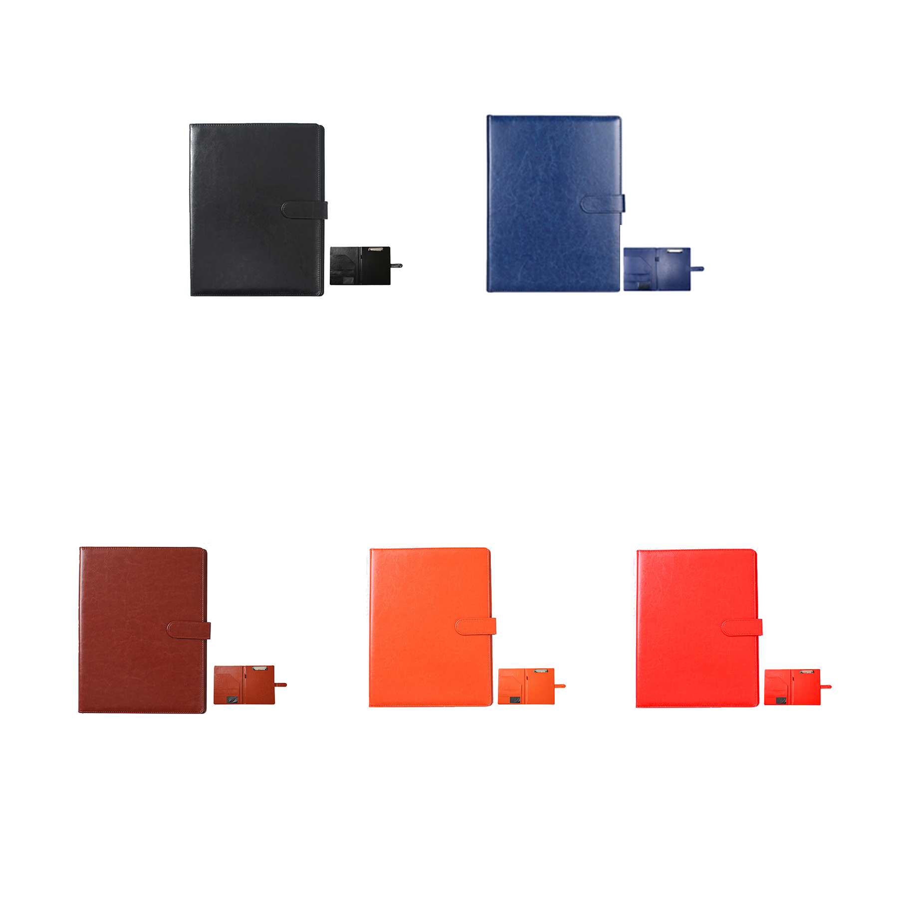 13"*10" PU Leather Document Folder W/ Card Slots And Pen Loop - Image 3