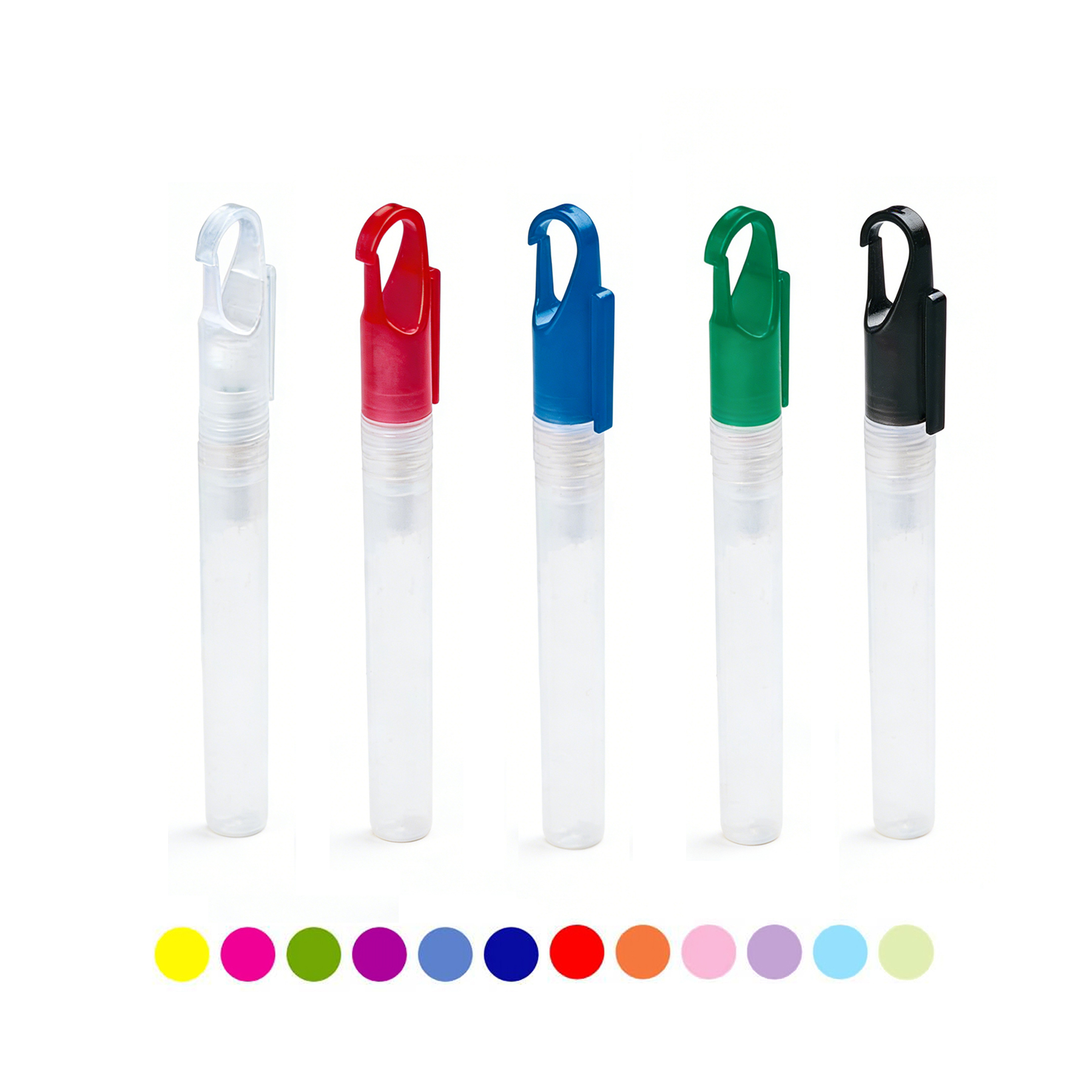 0.34 oz. Hand Sanitizer Spray Pen with Carabiner Hook - Image 3
