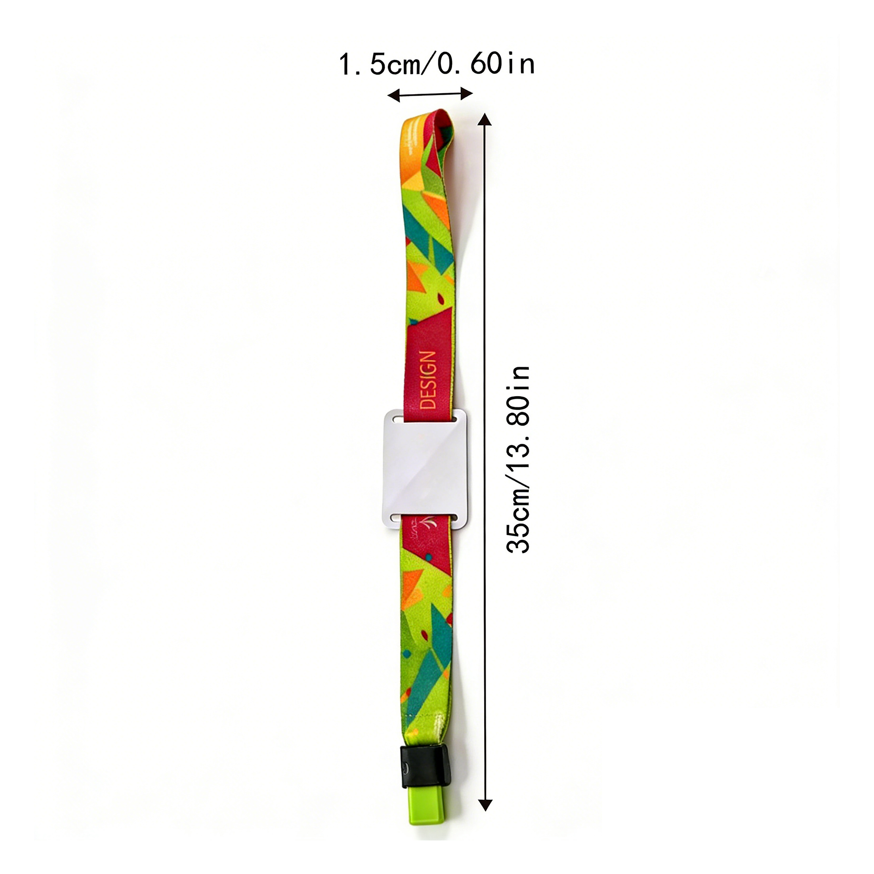 RFID Polyester Wristband With PVC NFC Card - Image 2
