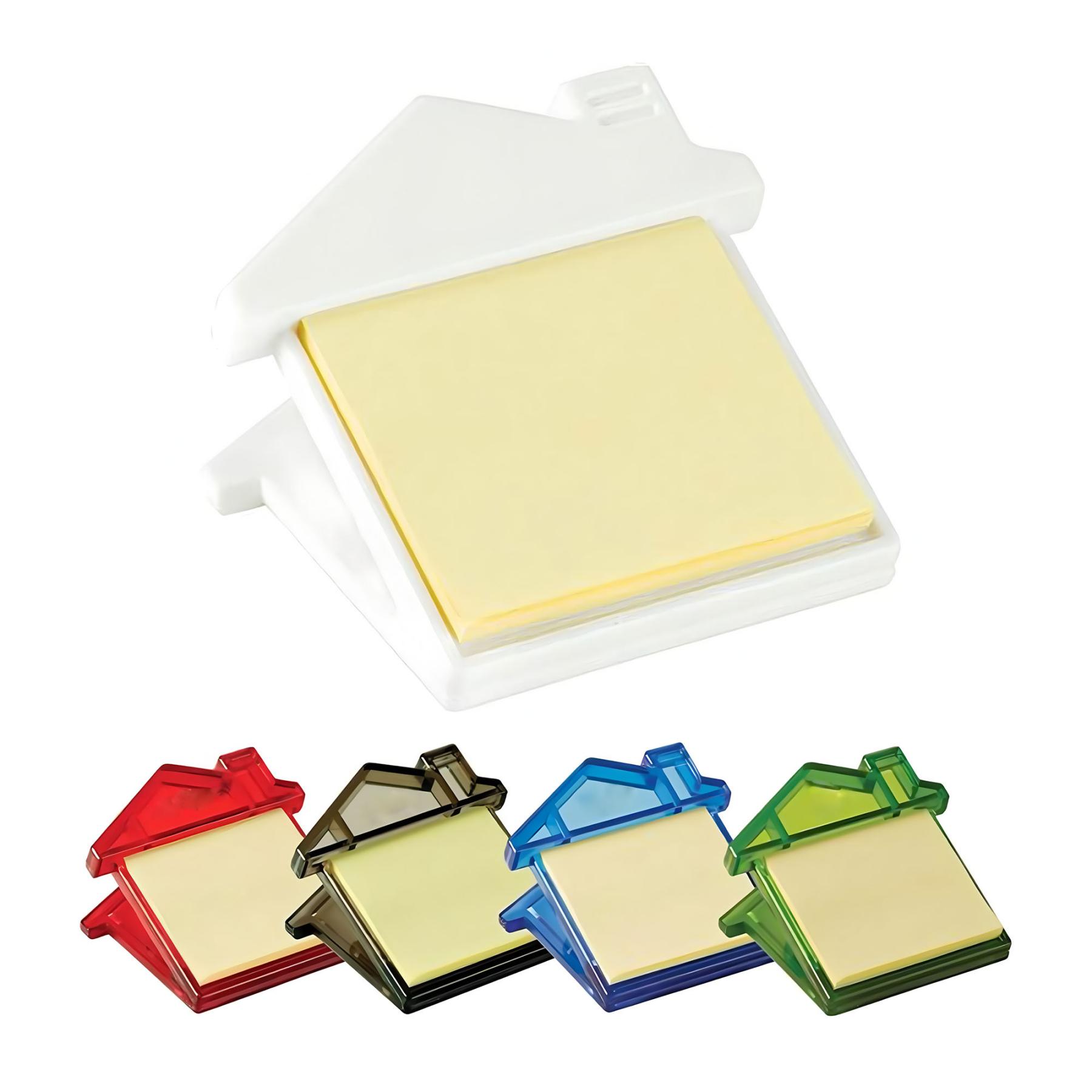 House Shaped Magnetic Clip W/ Sticky Notes Pad - Image 3