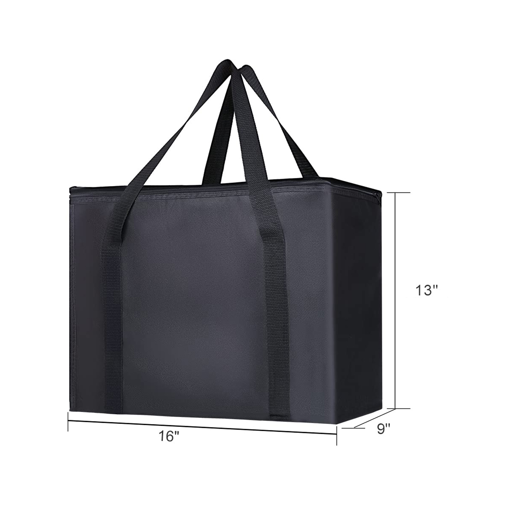 Insulated Thermal Lunch Cooler Bag With Handles - Image 2