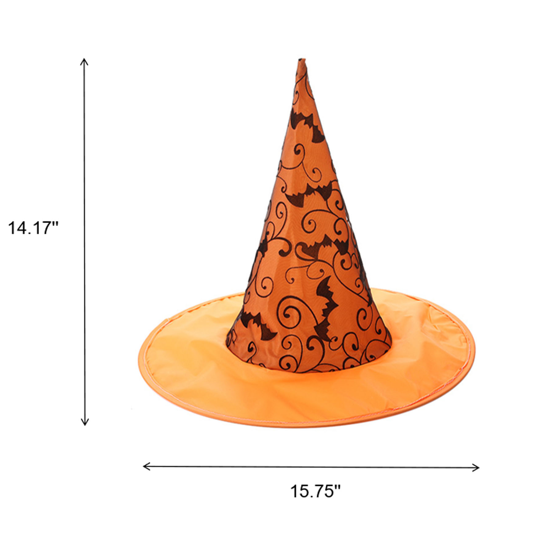 Enchanted Printed Cosplay Wizard Hat For Halloween Parties - Image 2