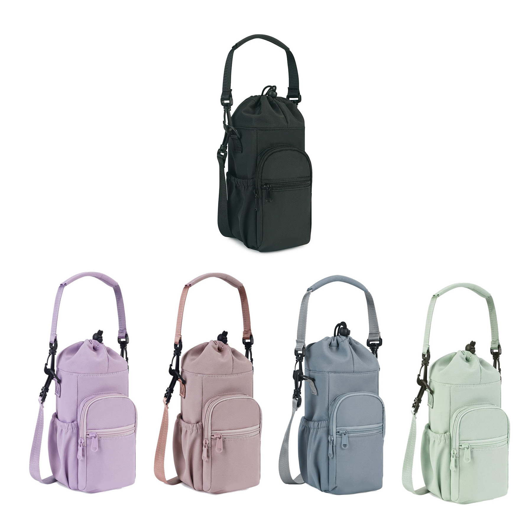 40 oz Insulated Water Bottle Sling Bag with Phone Pocket - Image 3