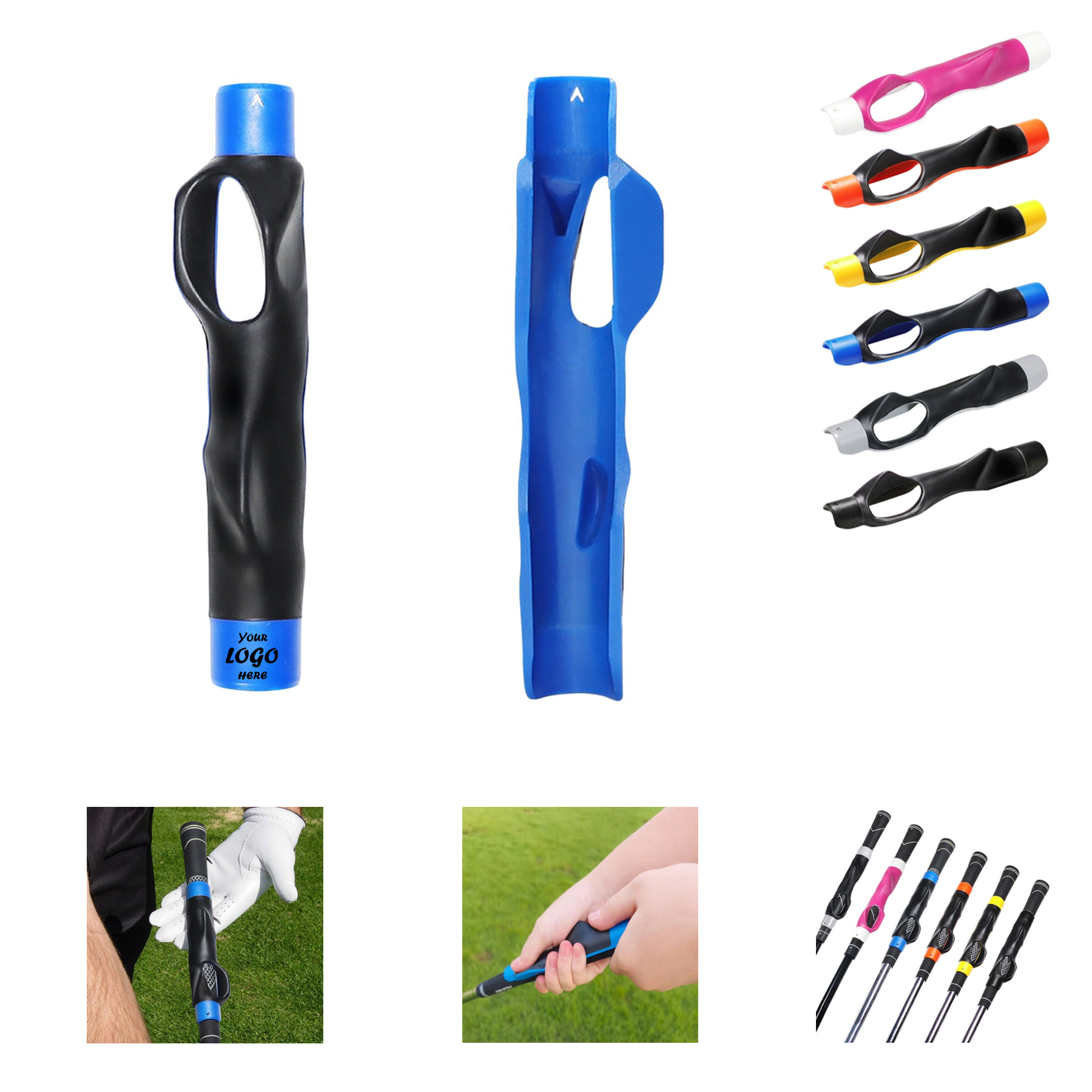Ergonomic Golf Grip Trainer Attachment For Accuracy