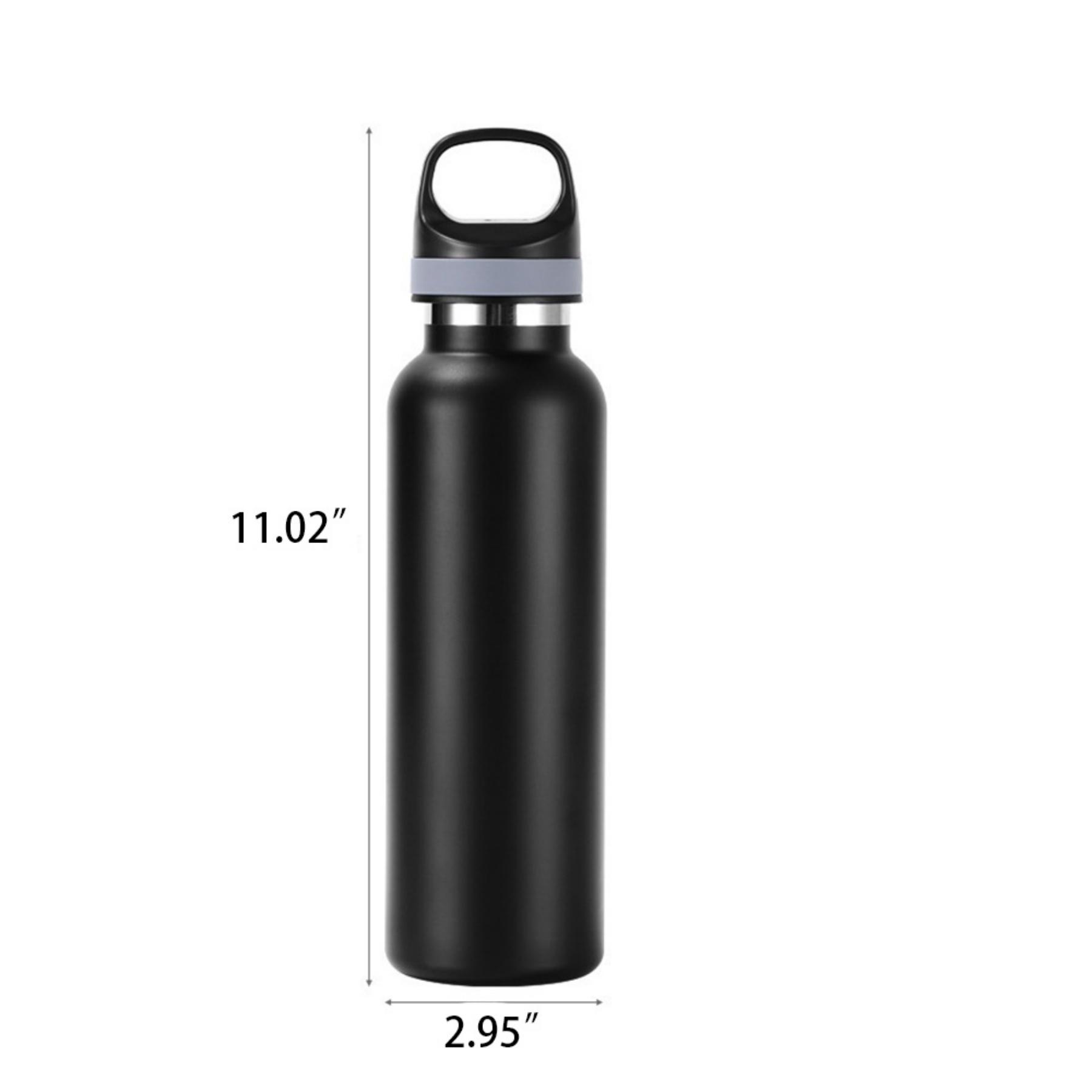 22 Oz Vacuum Insulated Stainless Steel Bottle With Screw Lid - Image 2