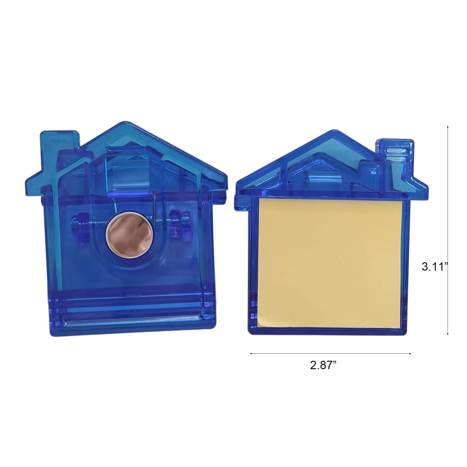 House Shaped Magnetic Clip W/ Sticky Notes Pad - Image 2