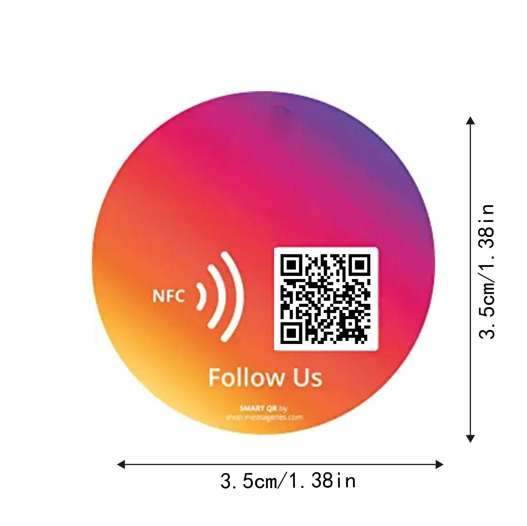 Waterproof NFC Epoxy Sticker Tag - Image 2