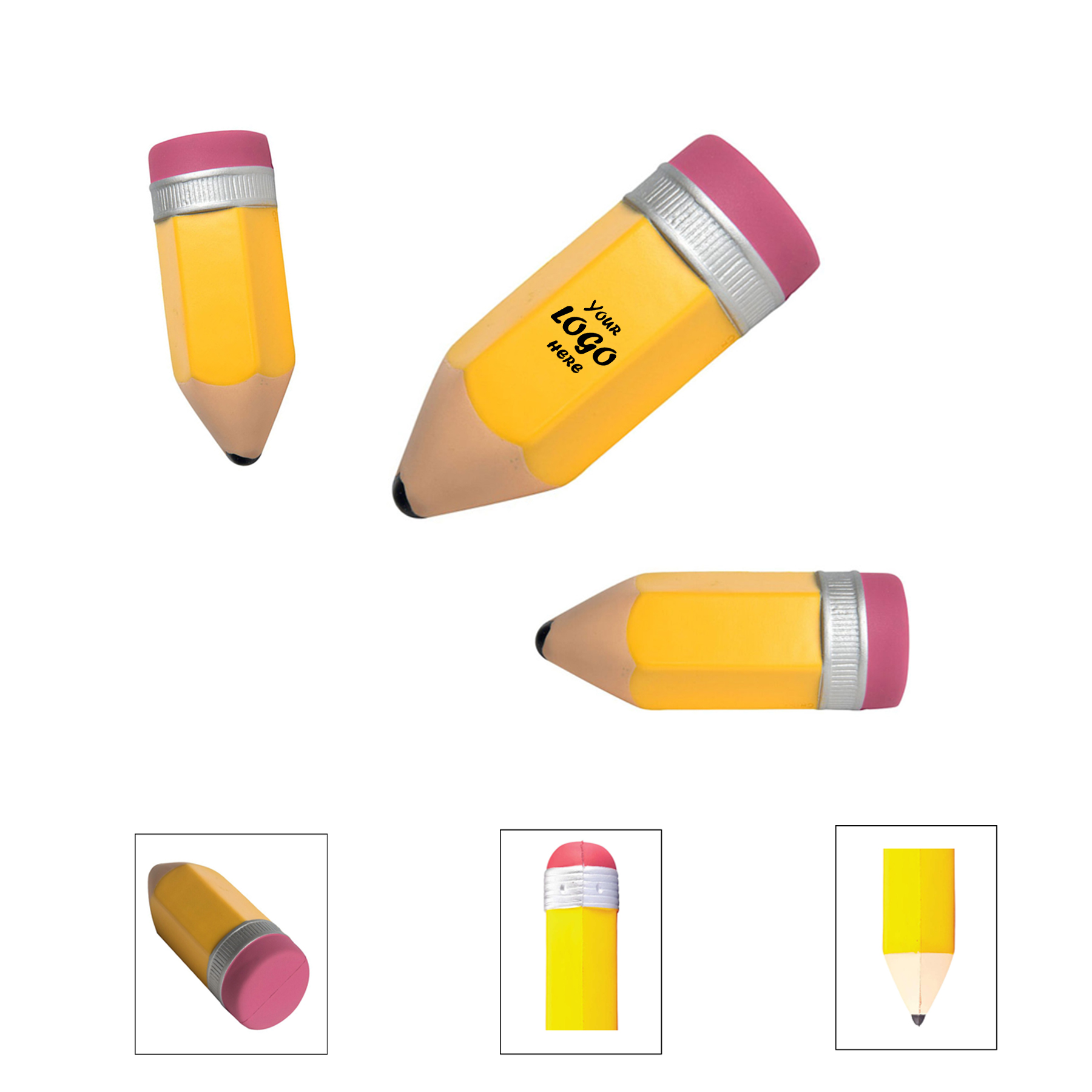 Slow Rise PU Foam Pencil Stress Reliever