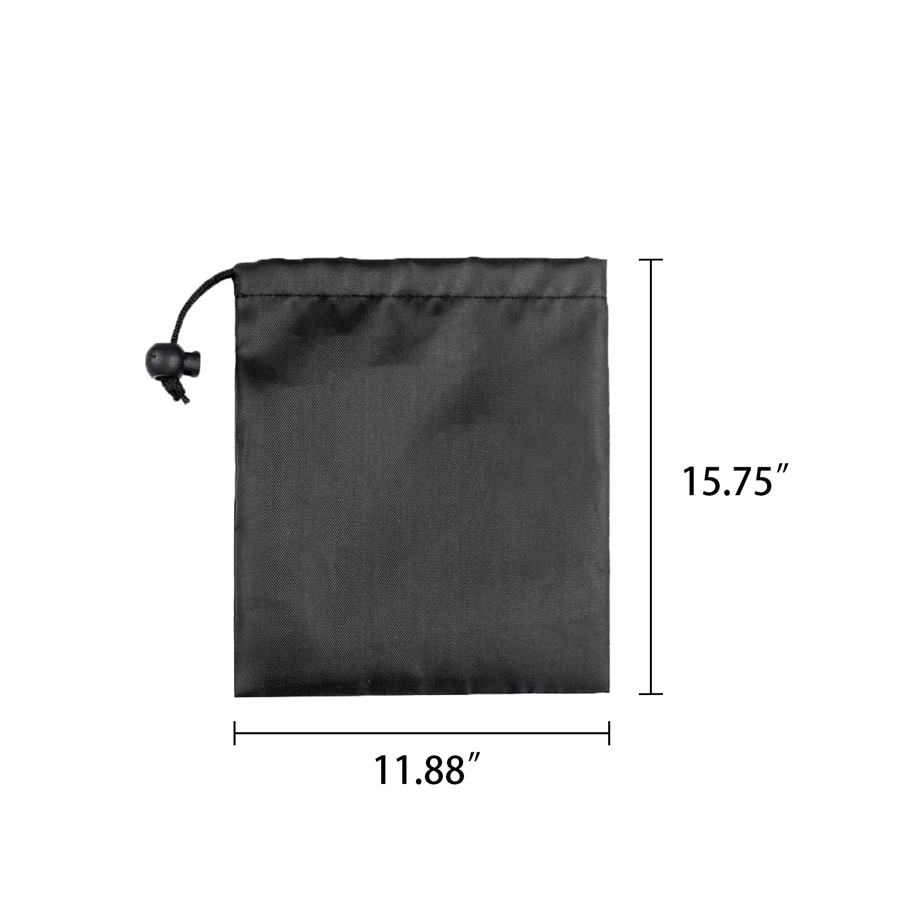 11 7/8" x 15 3/4" Drawstring Laundry Front Slip Pocket Bag - Image 2
