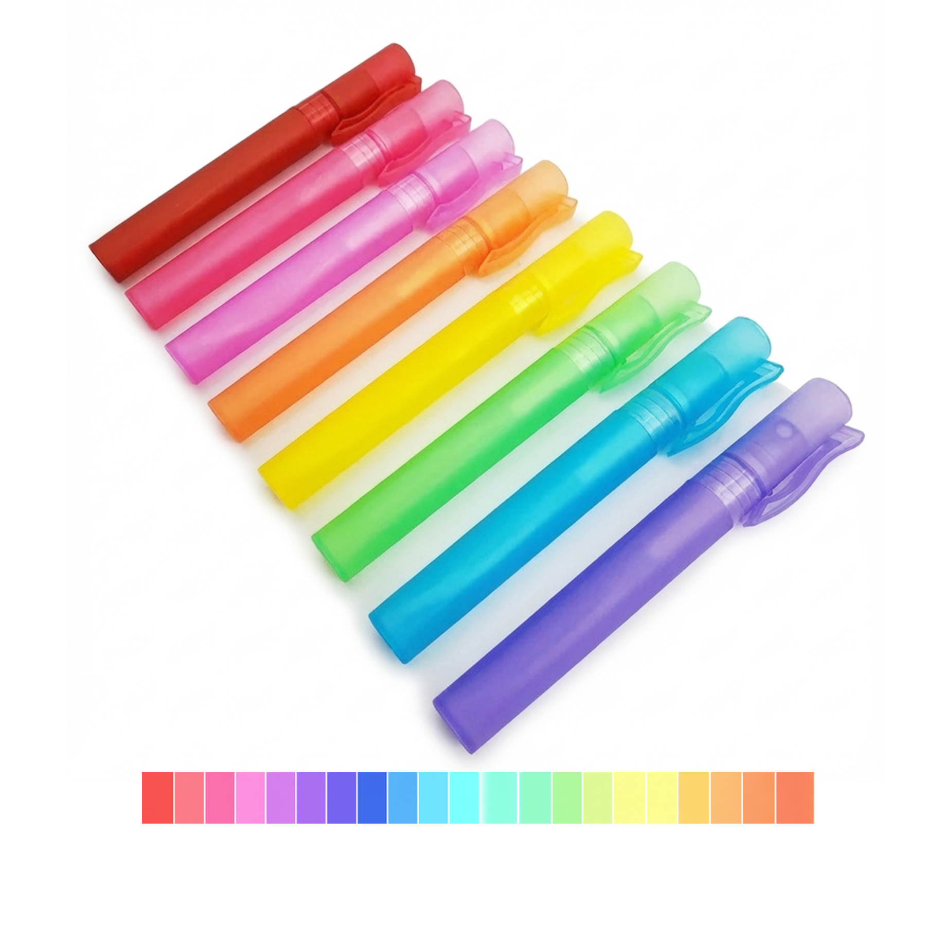 Portable 10ml Refillable Frosted Spray Pen with Pocket Clip - Image 3