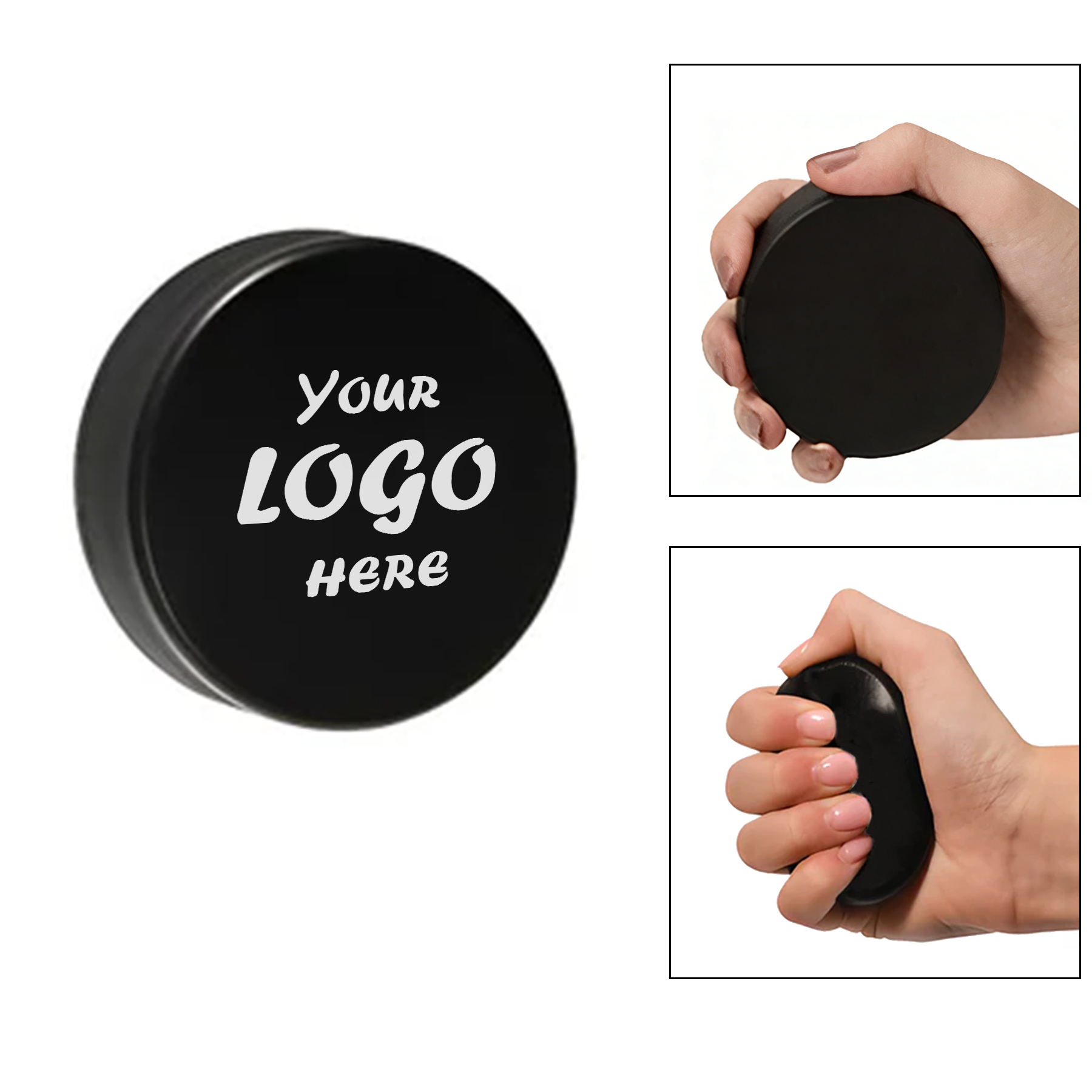 PU Foam Hockey Puck Stress Reliever