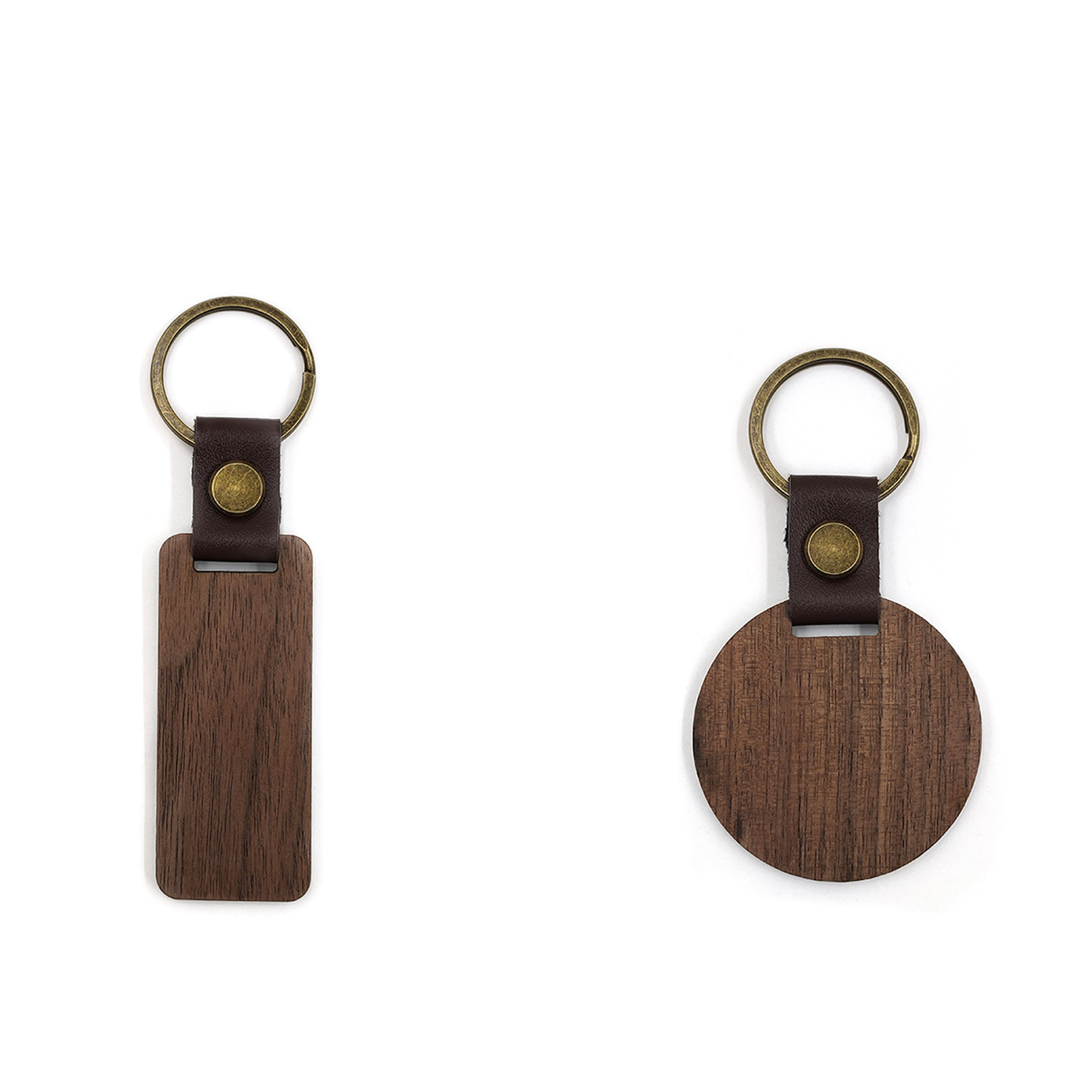 Eco Friendly Laser Engraved Wooden Keychain - Image 3
