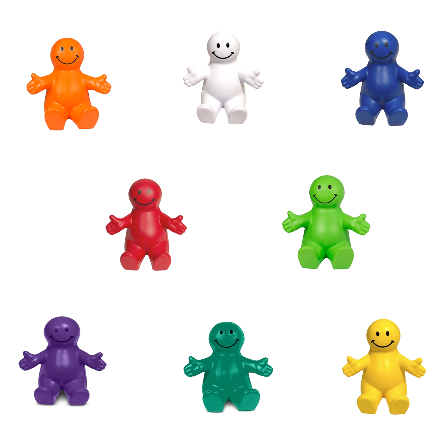 Slow Rise PU Foam Smile Face Guy Stress Reliever Phone Holder - Image 3