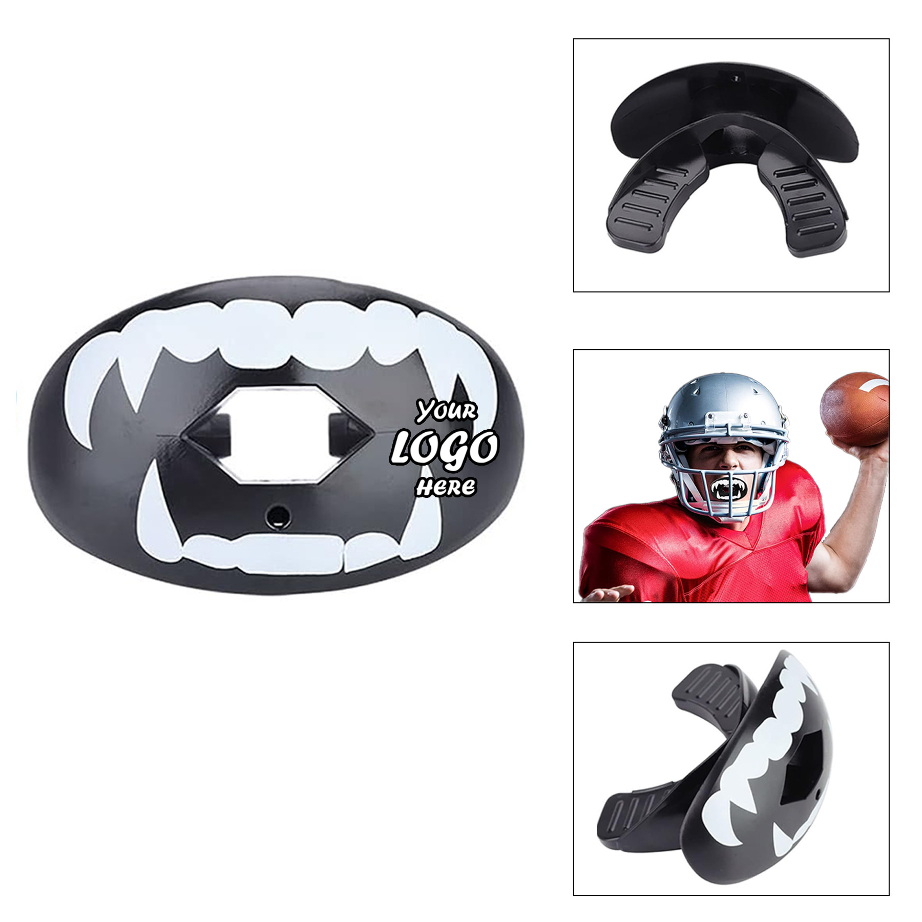 Instant-Fit Sports Lip Guard And Mouth Guard