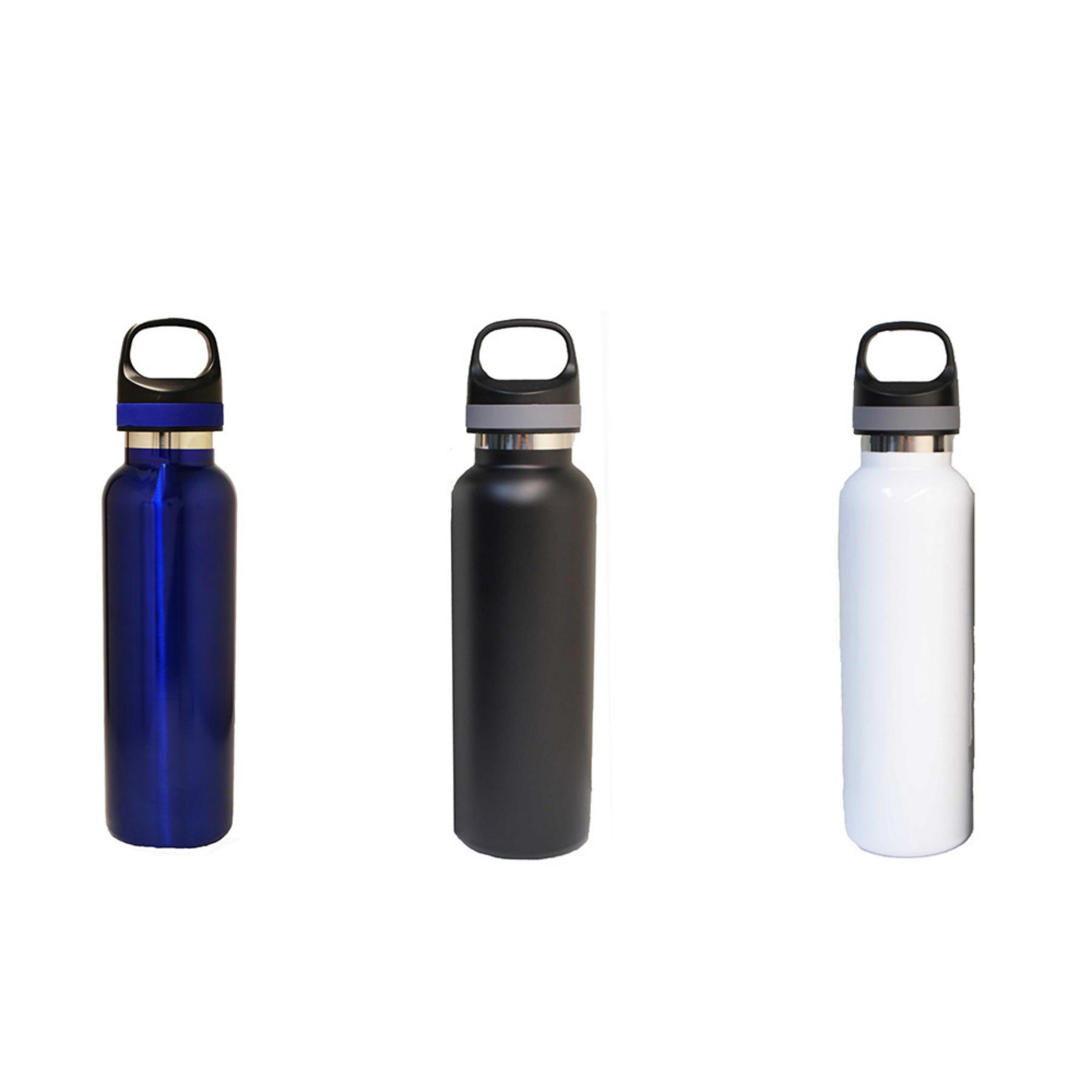 22 Oz Vacuum Insulated Stainless Steel Bottle With Screw Lid - Image 3