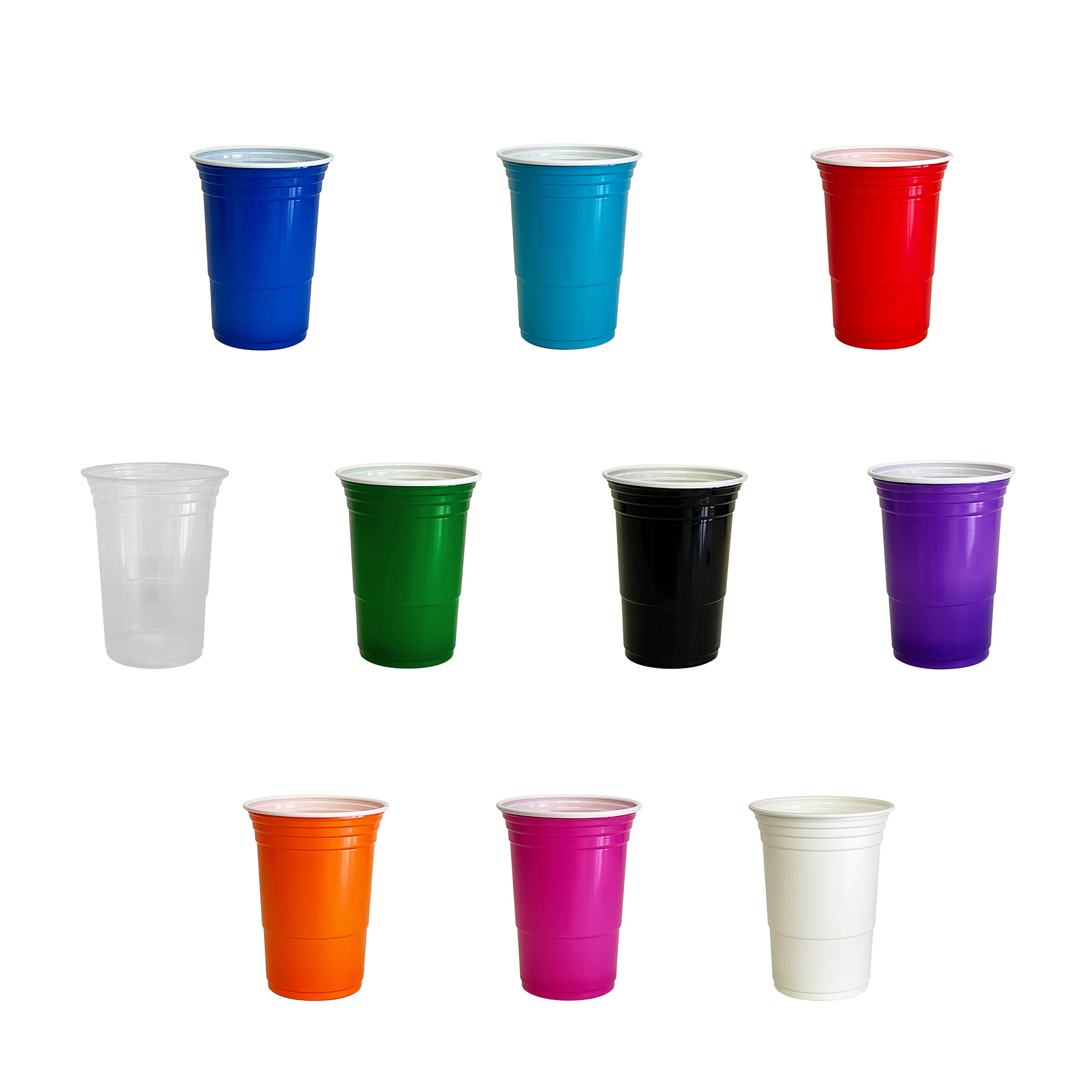 16 oz Disposable BPA-Free Plastic Party Cups - Image 3
