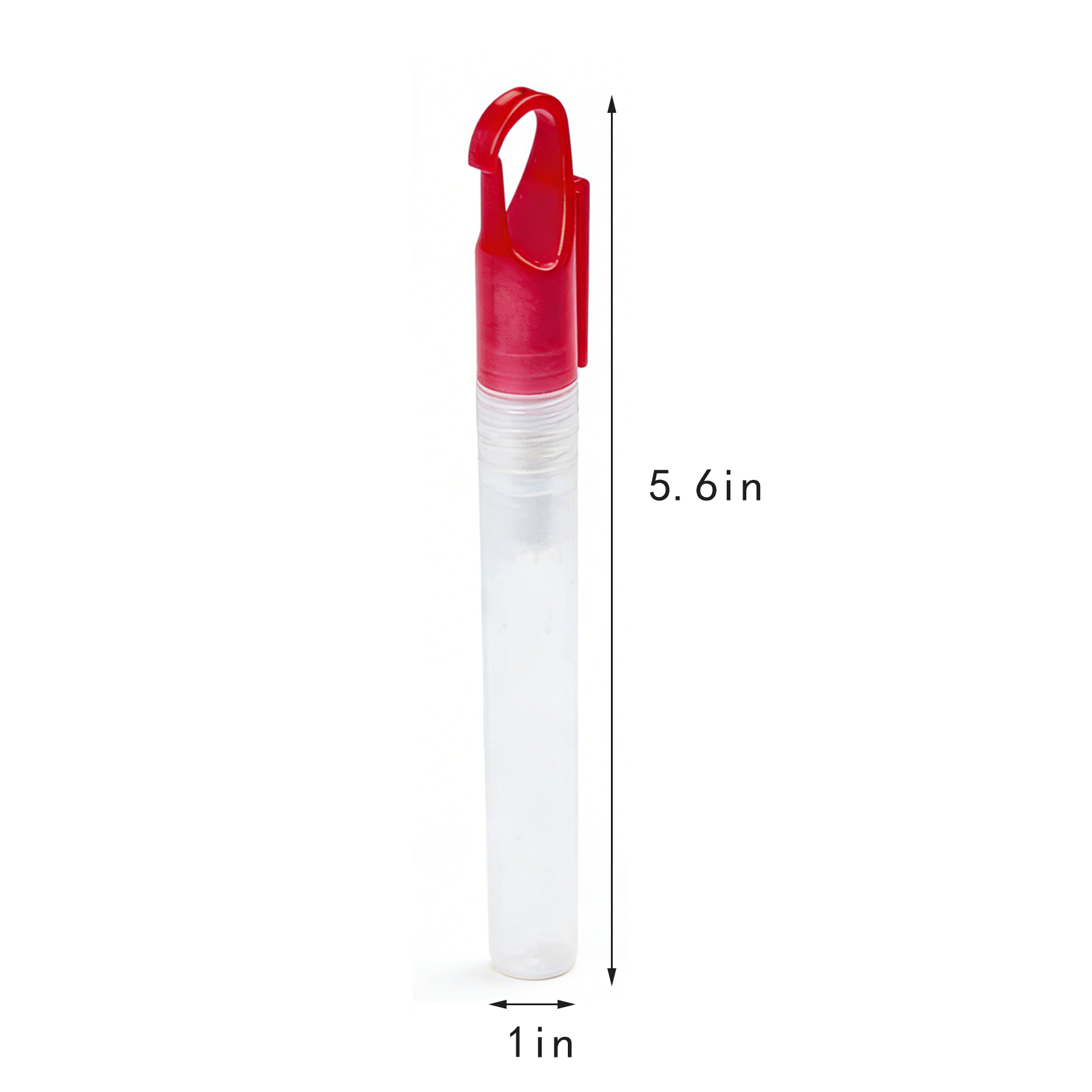 0.34 oz. Hand Sanitizer Spray Pen with Carabiner Hook - Image 2