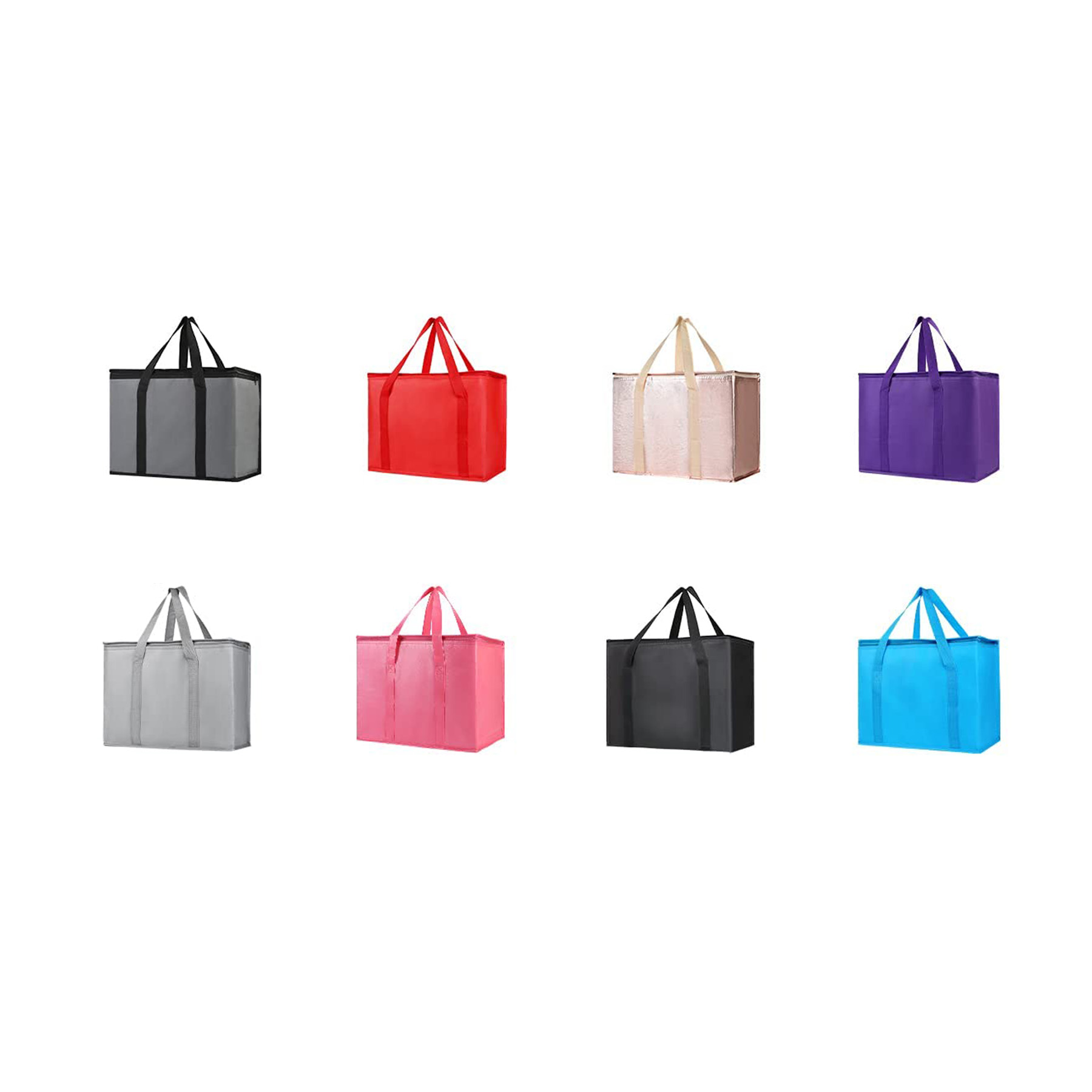 Insulated Thermal Lunch Cooler Bag With Handles - Image 3