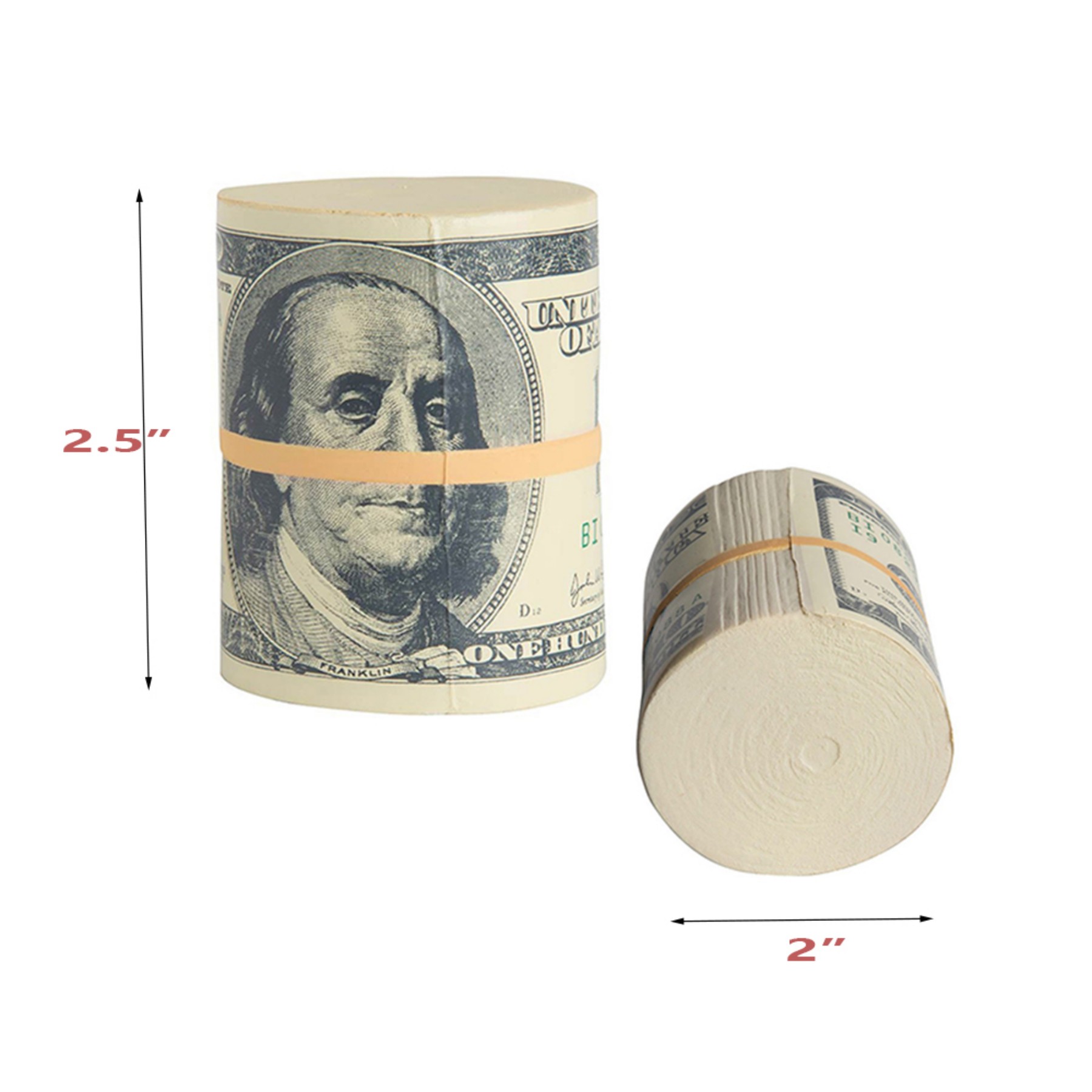 Slow Rise PU Foam Money Wad Stress Reliever - Image 2