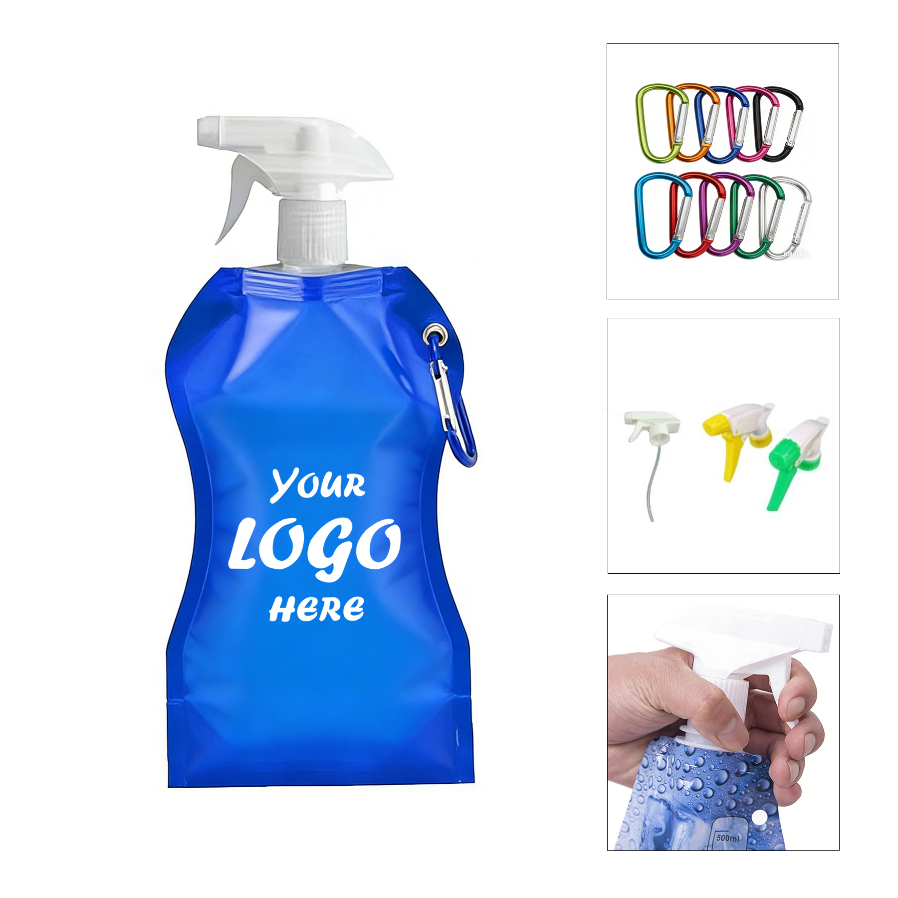 Eco-Friendly 16.9 oz Collapsible Travel Sprayer