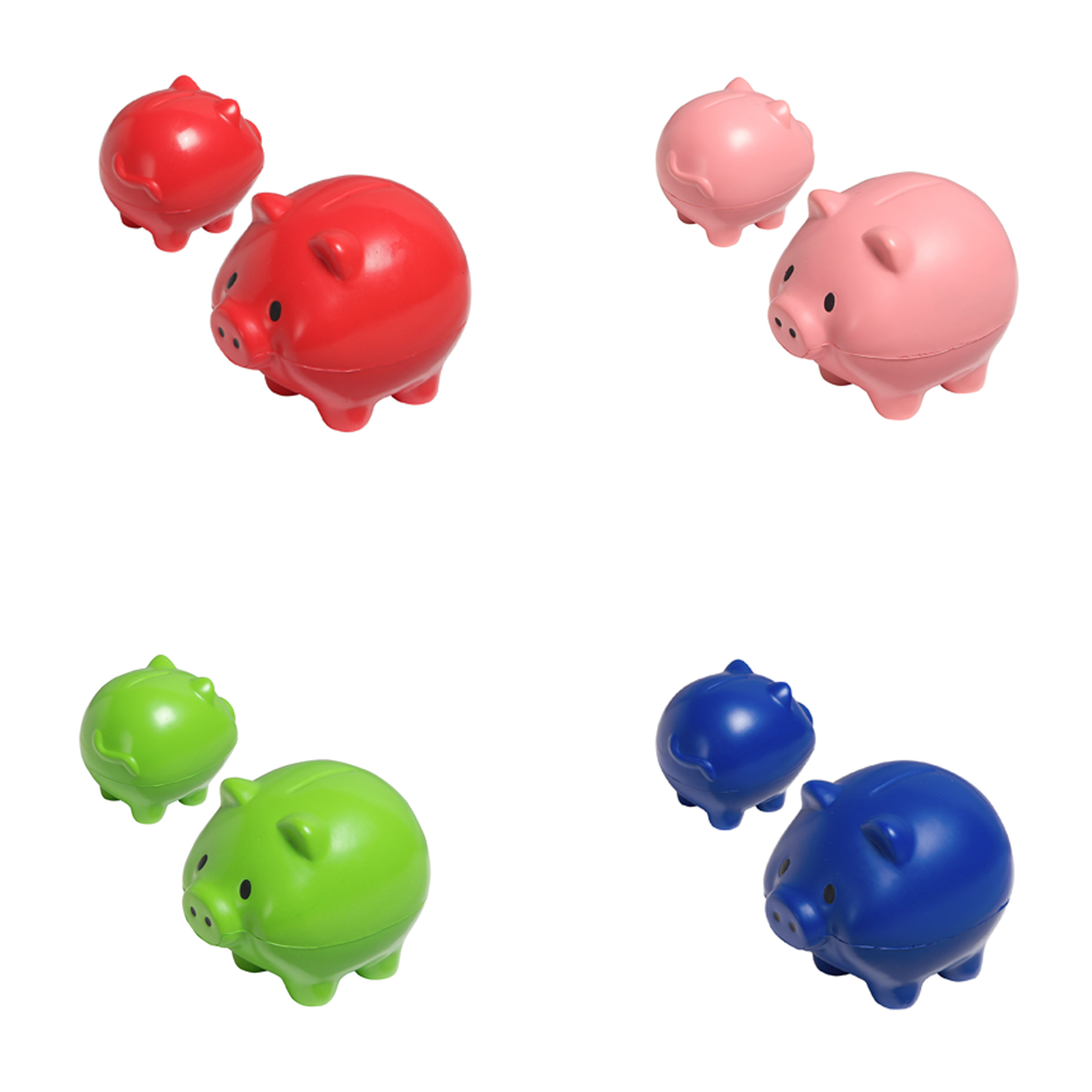 Slow Rise PU Pig Shaped Stress Reliever - Image 3