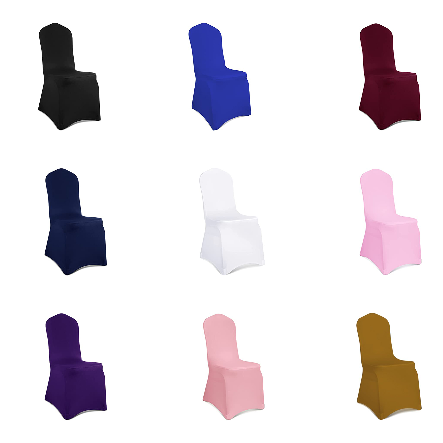 Stretch Universal Dining Chair Covers For Weddings And Events - Image 3
