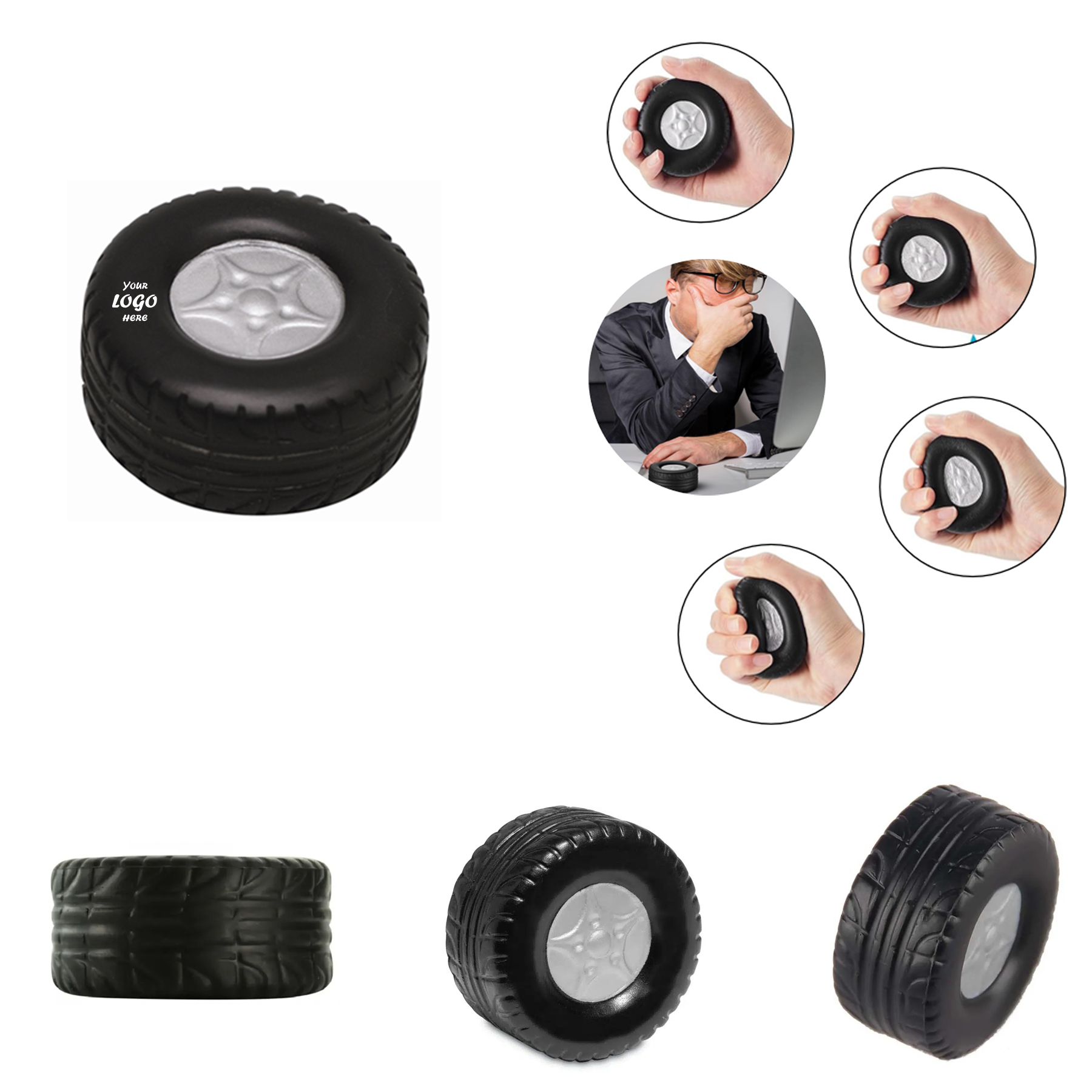 Slow Rise PU Tire Stress Reliever