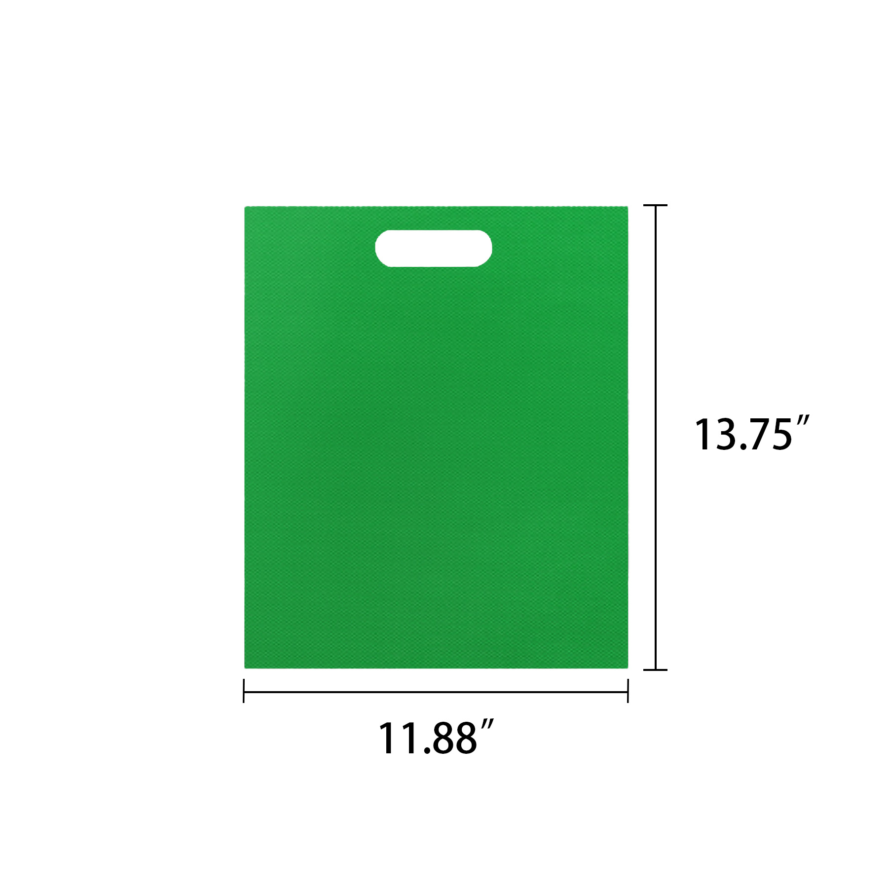 80 GSM Flat Non-Woven Tote Bag With Die-Cut Handle - Image 2