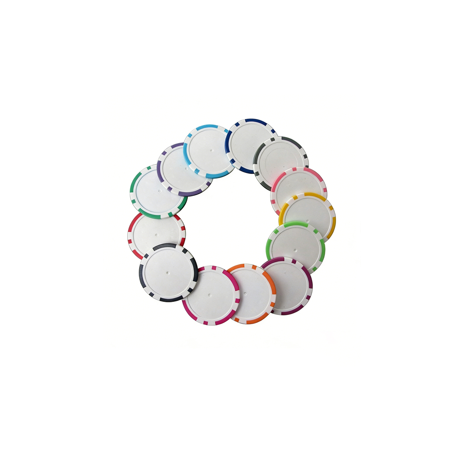 1.58” Casino Gameplay Multi Color Poker Chips - Image 3