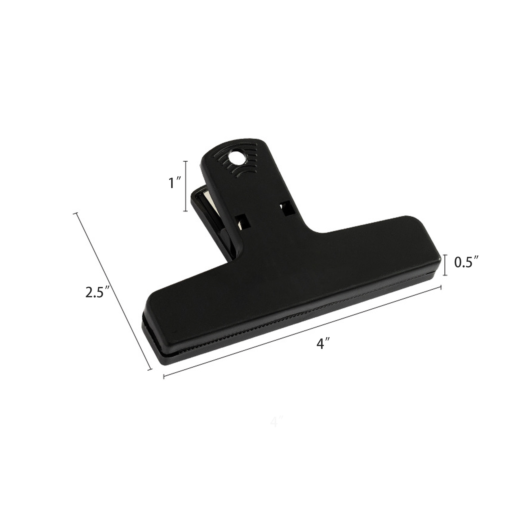 2 1/2" Magnetic ABS Bag Clip With Memo Pad - Image 2