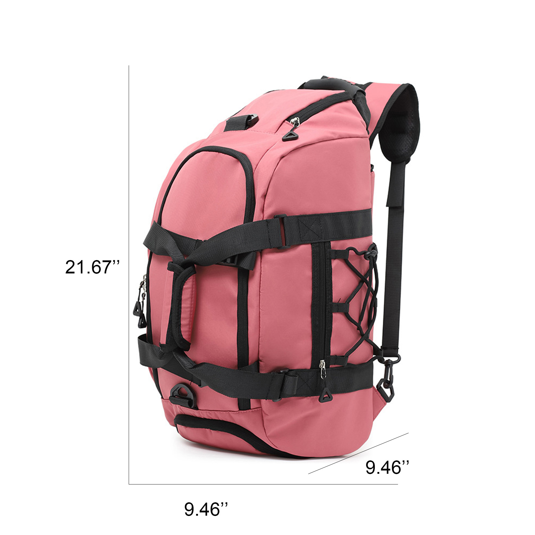35L Gym Backpack with Shoe Compartment & Wet Pocket - Image 2