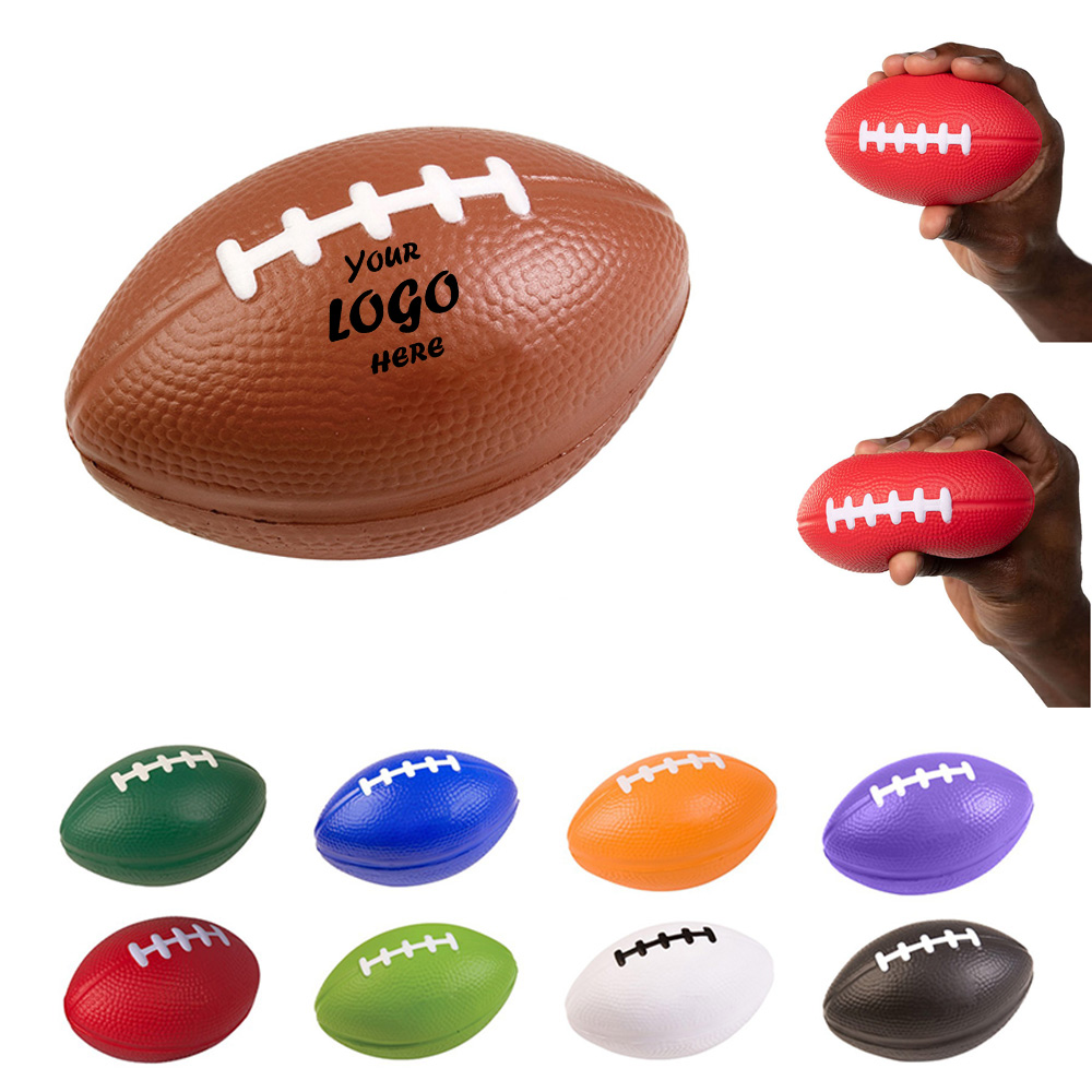 Classic PU Football Stress Reliever With Laces Look