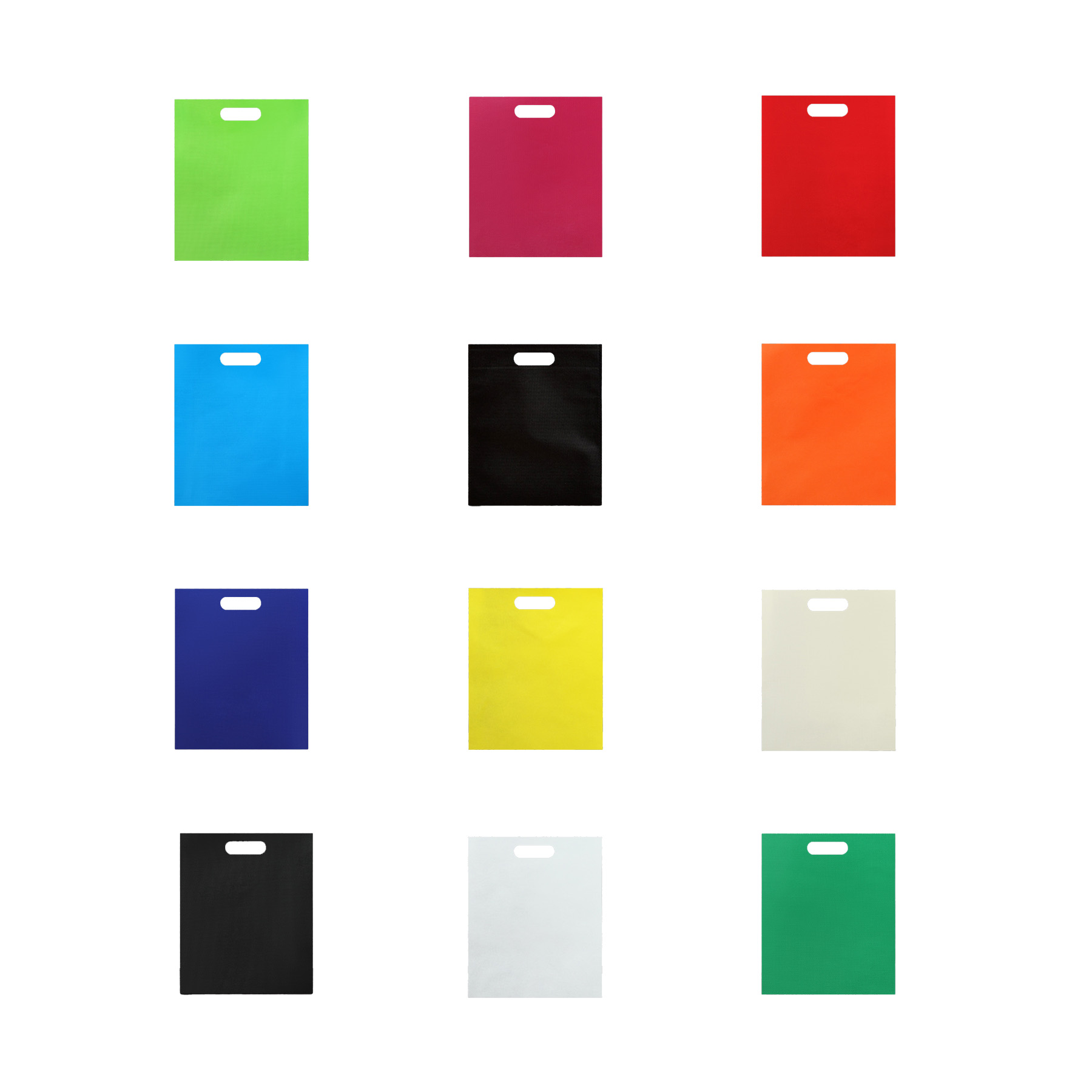 80 GSM Flat Non-Woven Tote Bag With Die-Cut Handle - Image 3