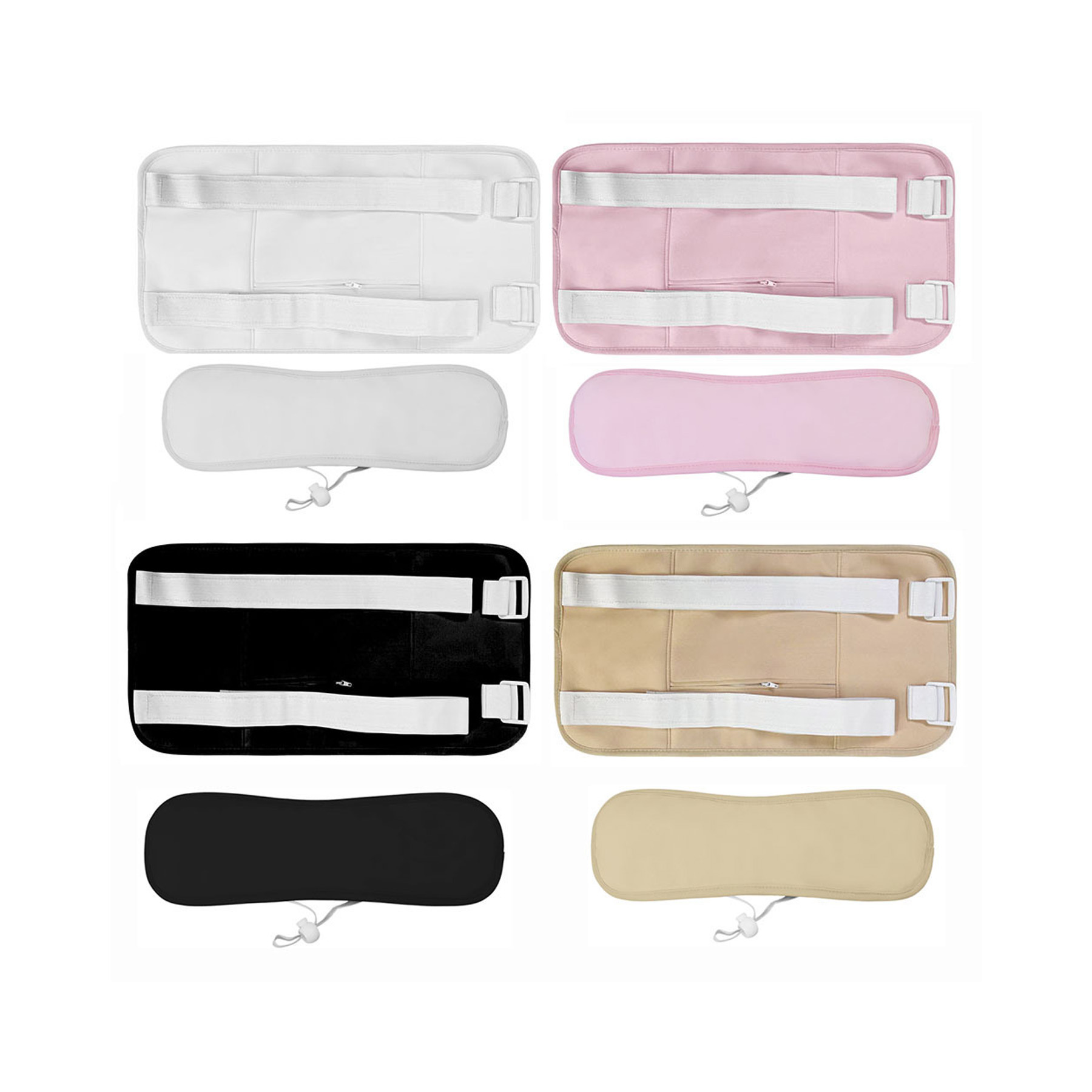 Wool-like Acrylic Reusable Castor Oil Pack Waist And Neck Wrap Set - Image 3