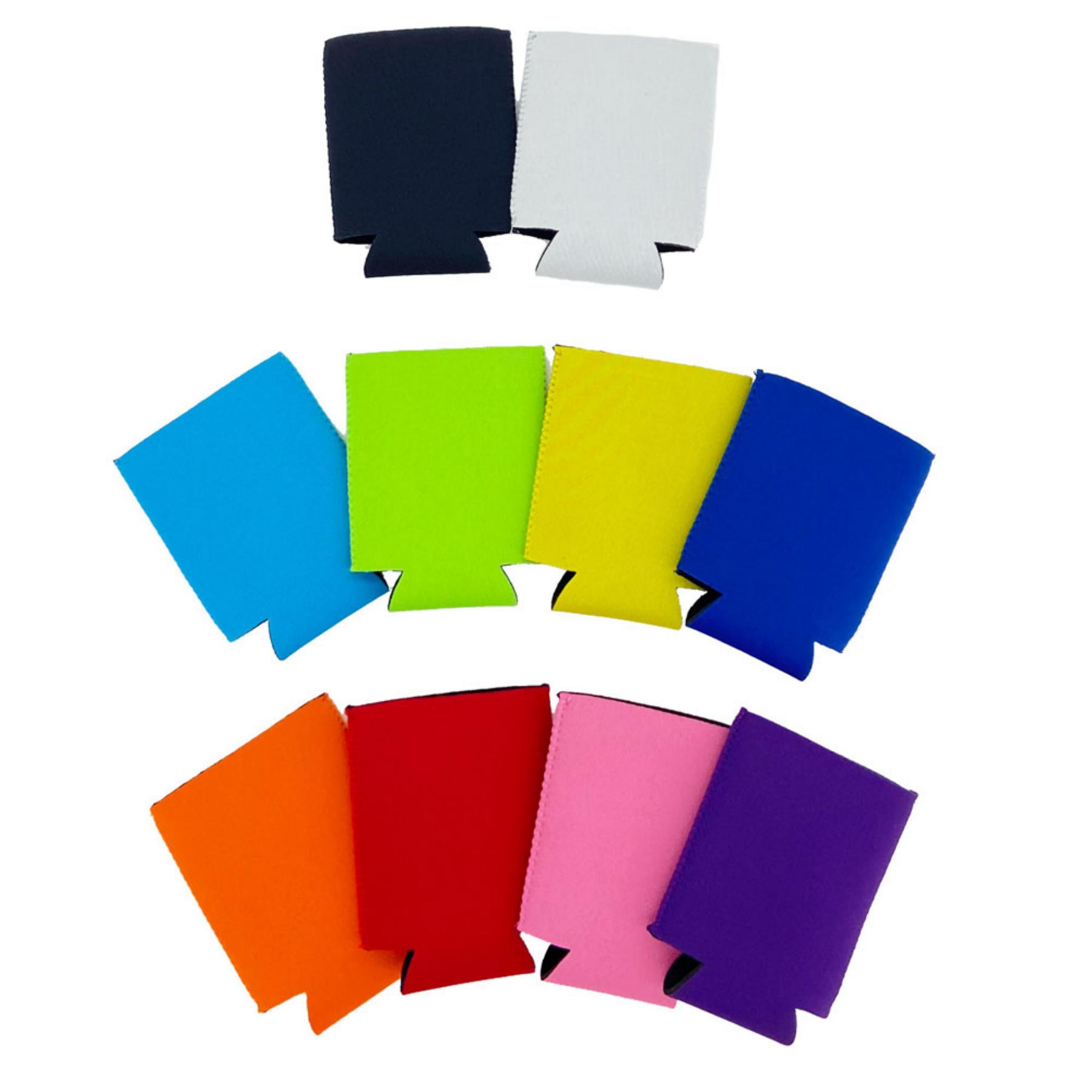 Collapsible Neoprene Can Cooler Sleeve With Zippers - Image 3