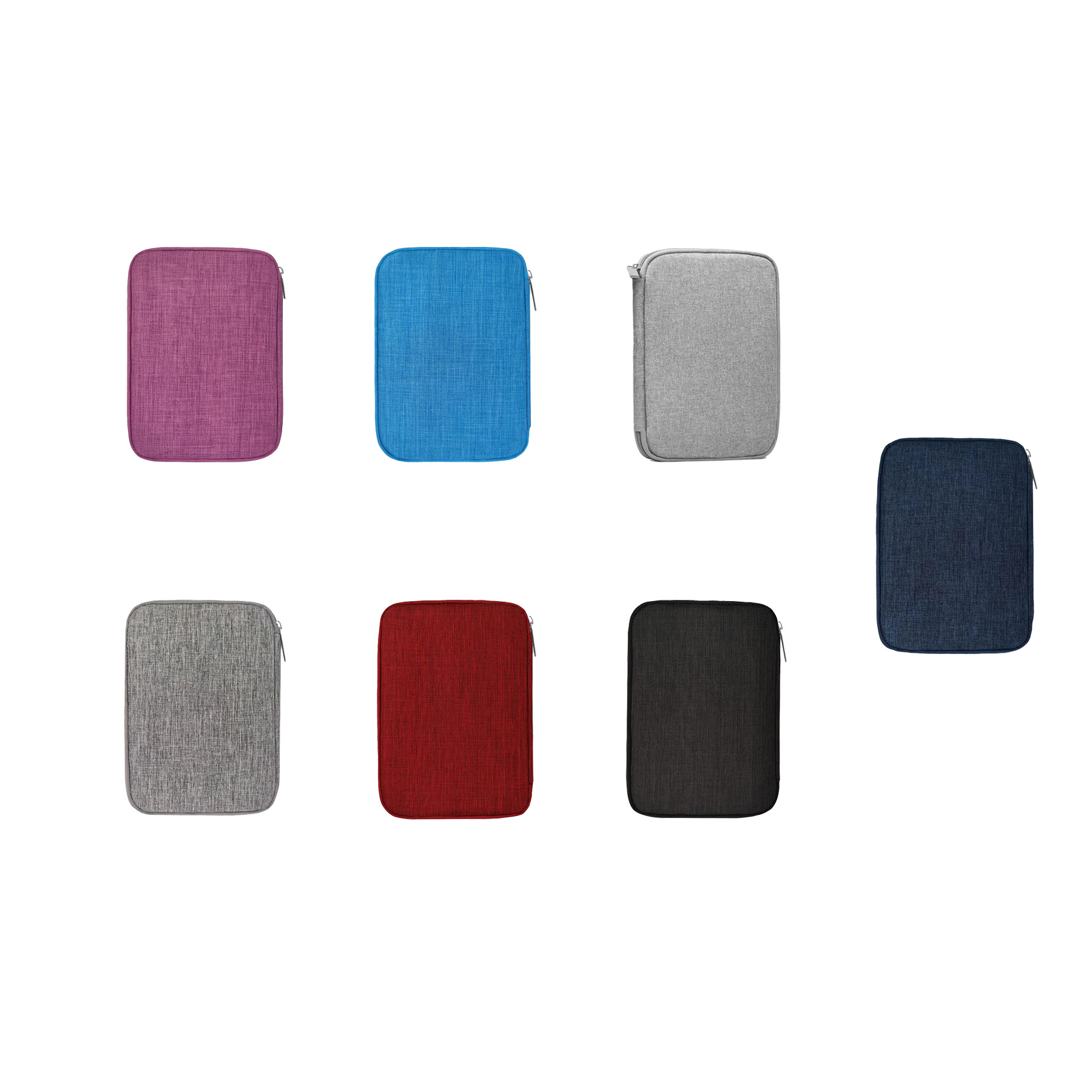Water-Resistant Polyester Zippered Watch Band Organizer Case With Inner Slots - Image 3