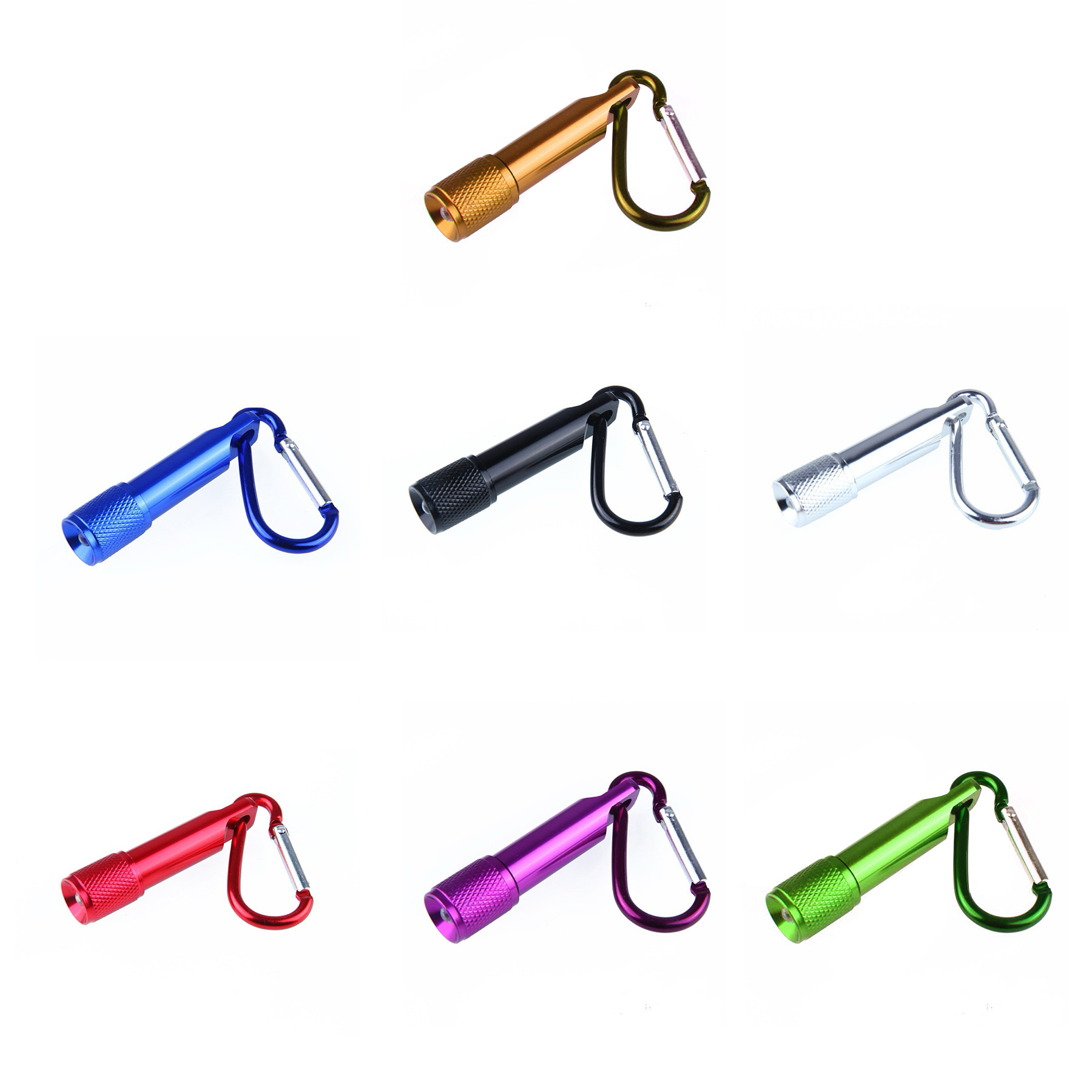 Mini Aluminum Alloy Outdoor Carabiner Flashlight - Image 3