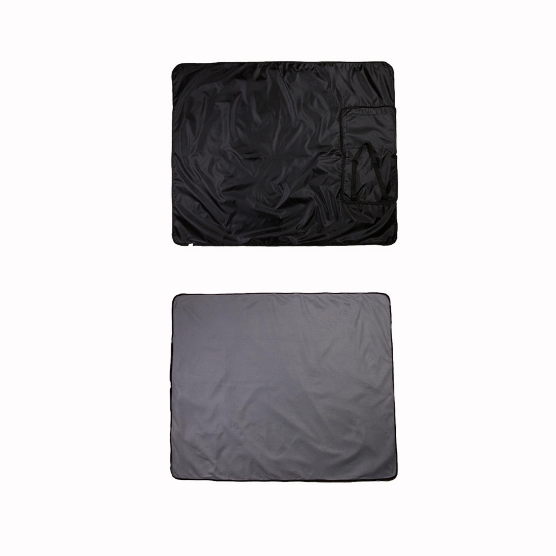 47x60 Foldable Picnic Blanket With Carry Handle Bag - Image 3
