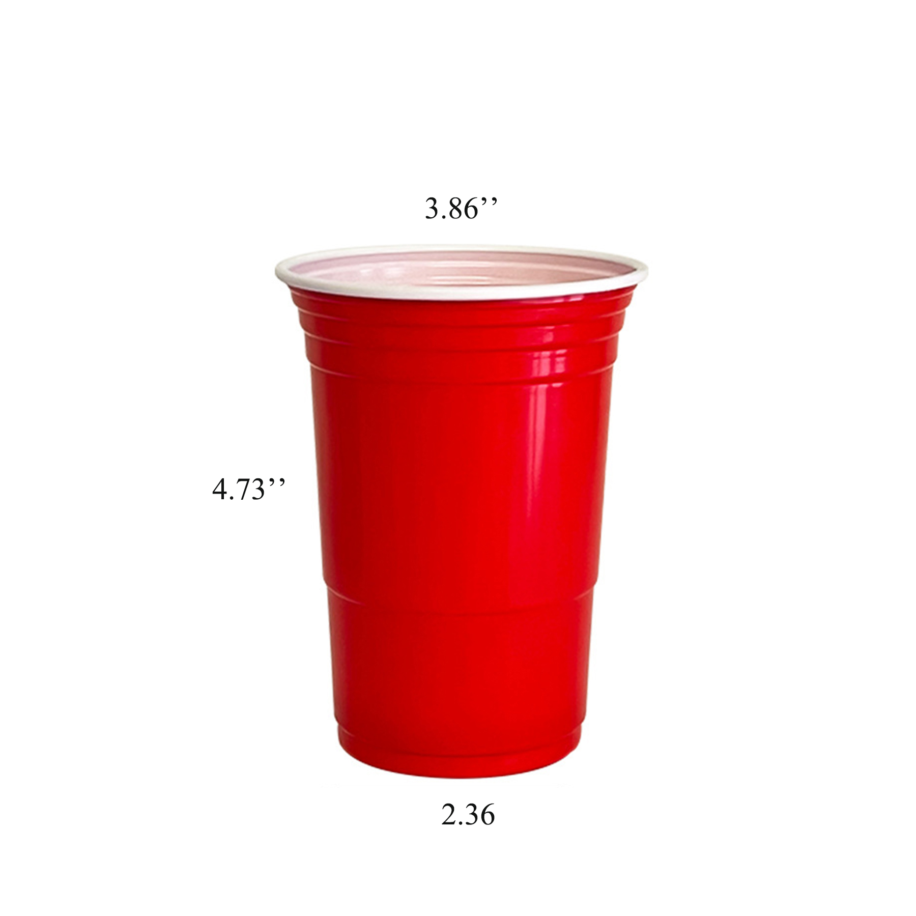 16 oz Disposable BPA-Free Plastic Party Cups - Image 2