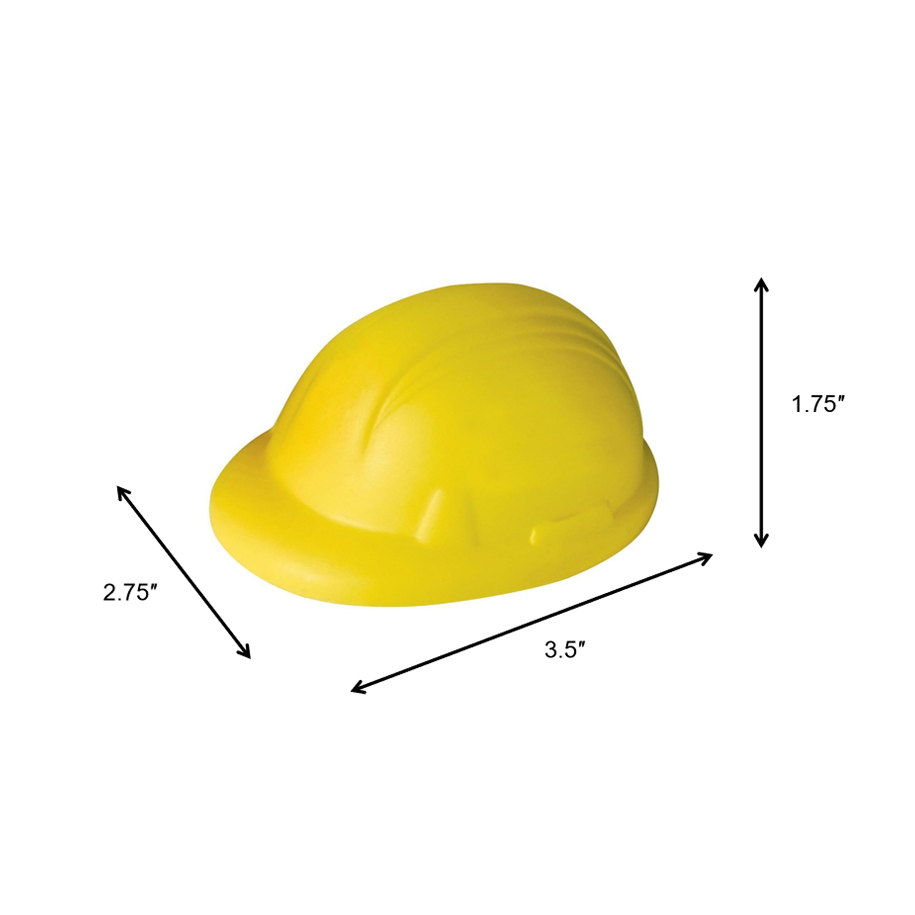 Slow Rise PU Foam Hard Hat Stress Reliever - Image 2