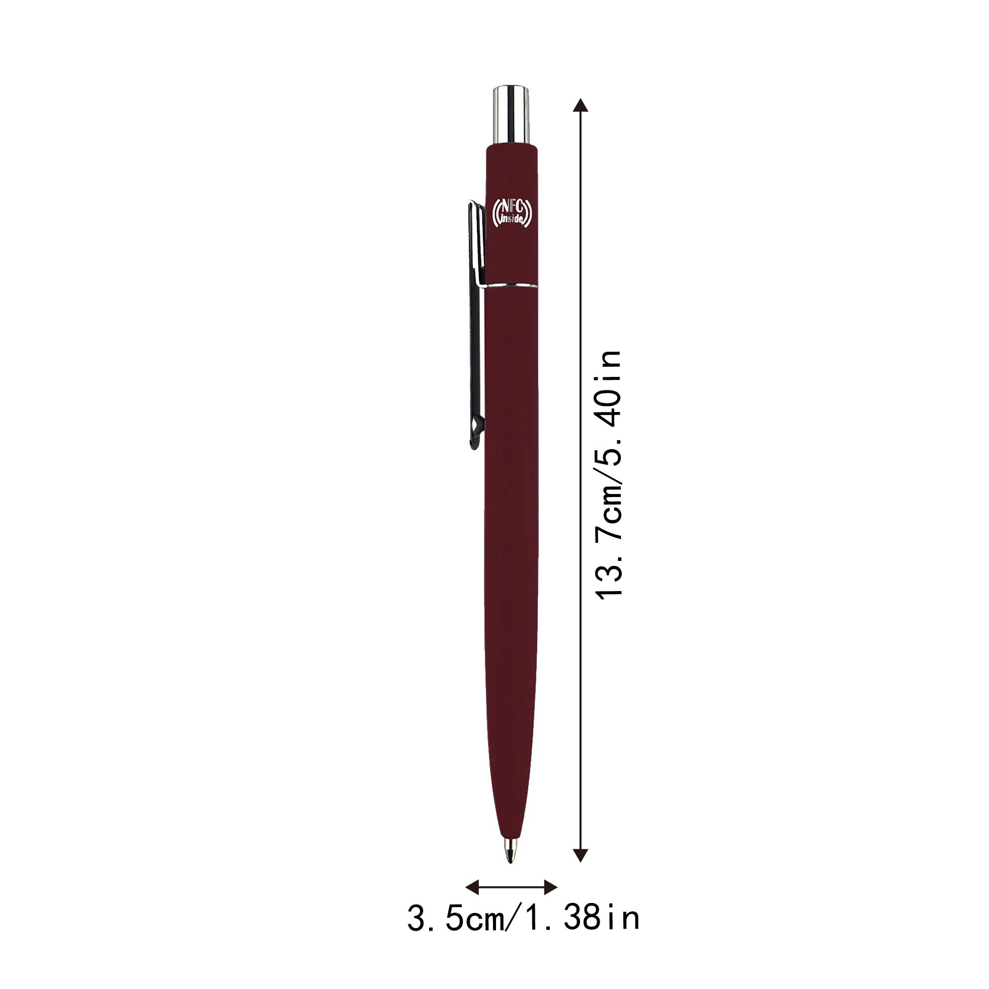 Sleek Aluminum Smart Gel Pen with Built-in NFC - Image 2