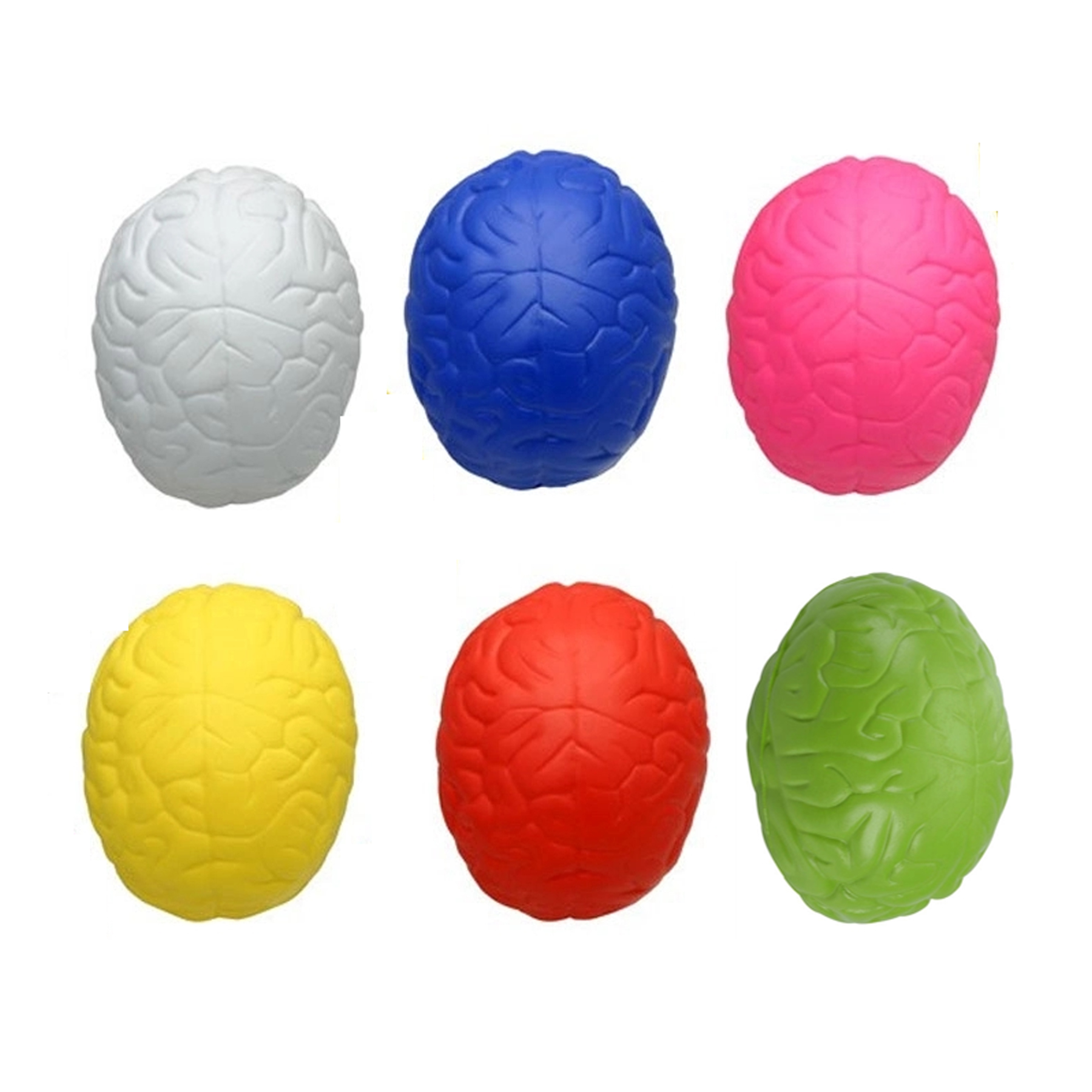 Slow Rise PU Brain Shaped Stress Reliever - Image 3