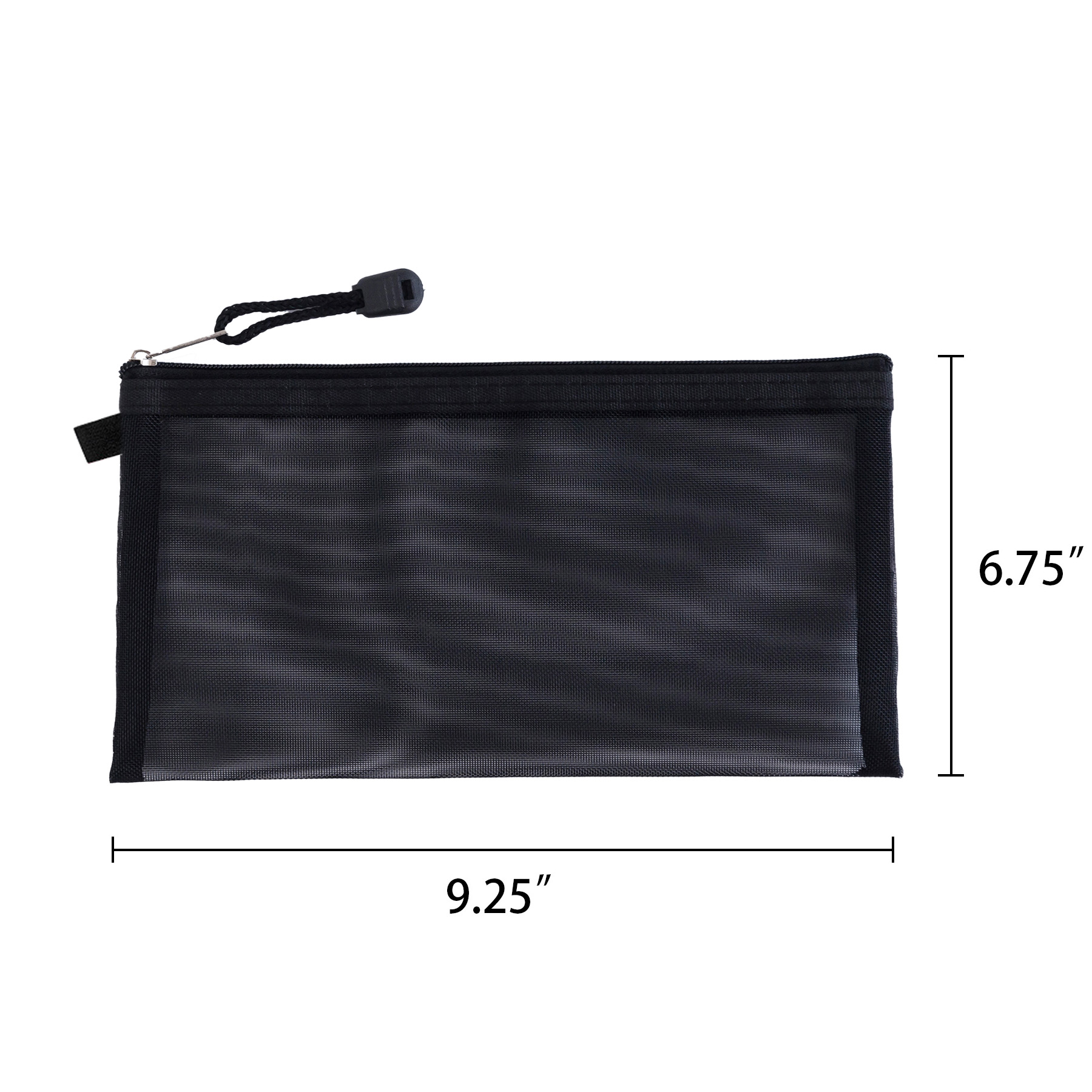 See-Through Nylon Mesh Zipper Pouch For Cables And Coins - Image 2
