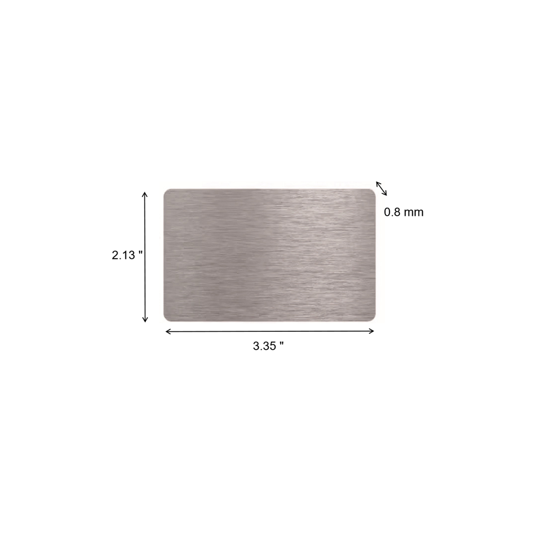 Stainless Steel Nfc Business Card With Custom Engraving - Image 2