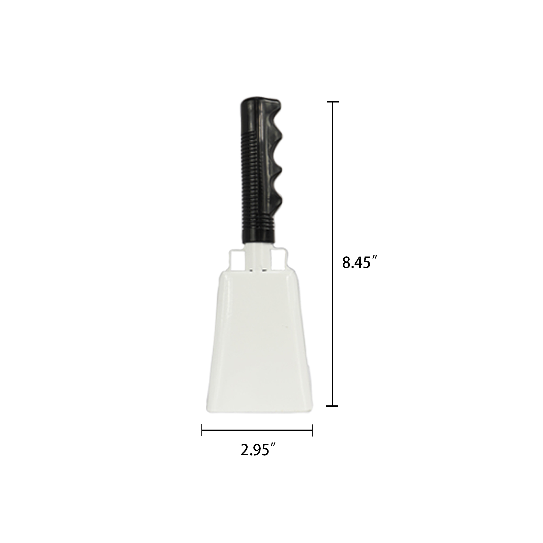 Pep Rallies Game Day Metal Cowbell Noisemaker W/ Grip Handle - Image 2