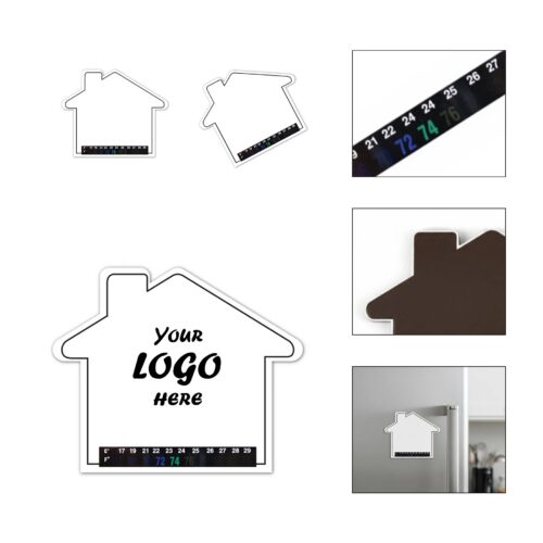 House Shaped Magnetic Card With Thermo