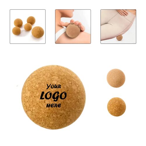 Portable Cork Massage Lacrosse Ball For Muscle Relief